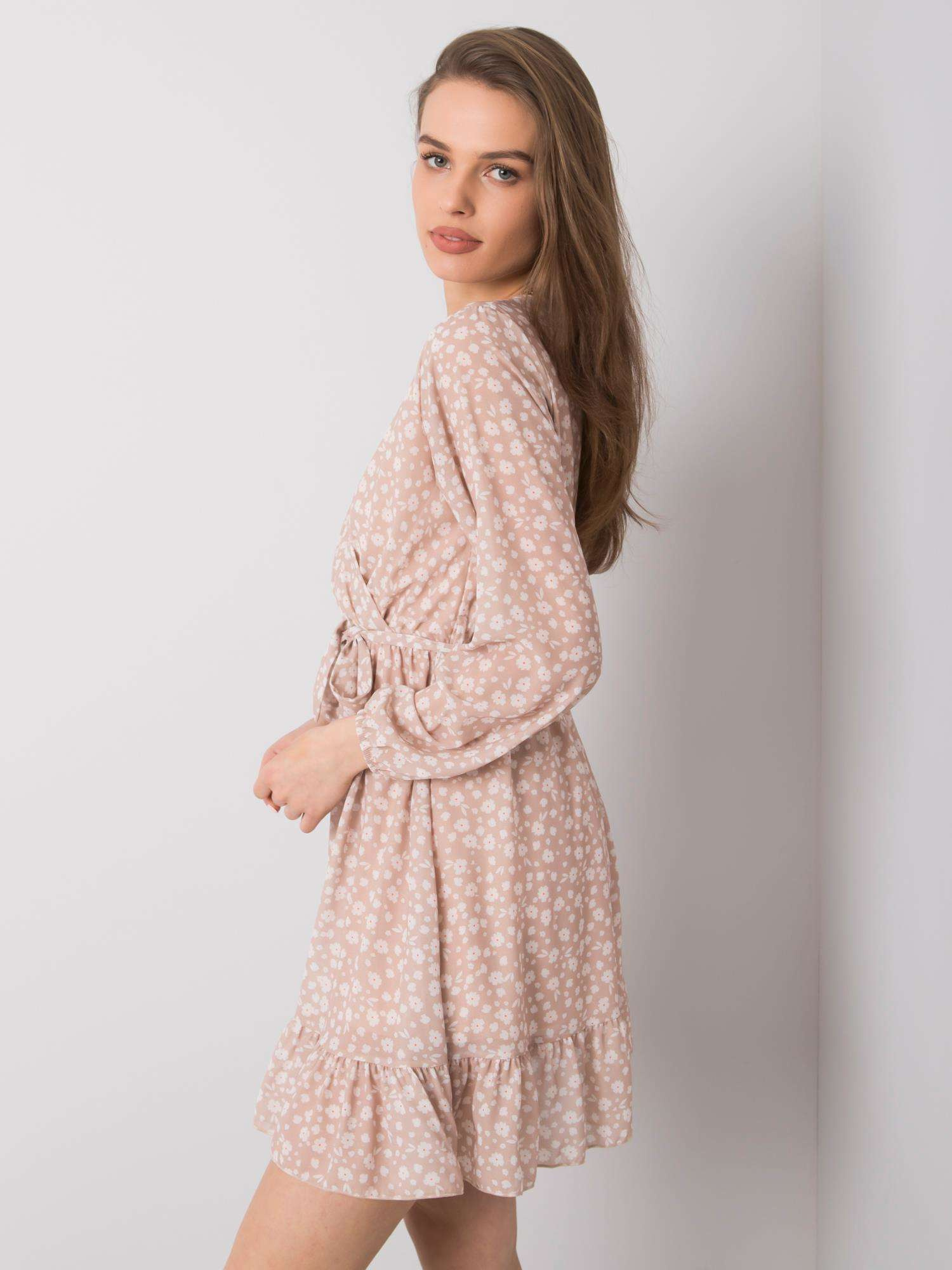 Dress-TW-SK-BI-26329.20-beige