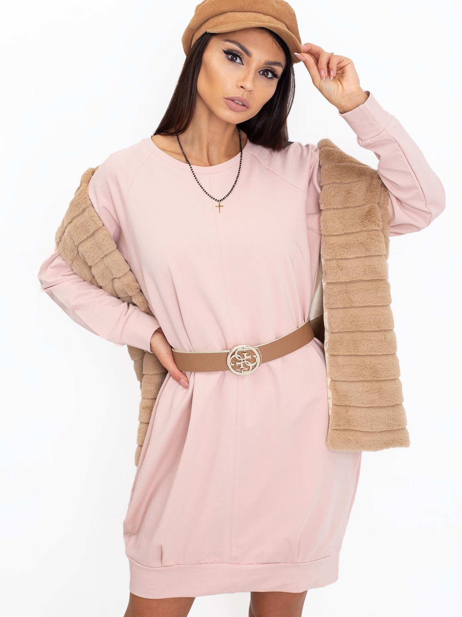 Dress-RV-TU-5184.93P-Light Pink