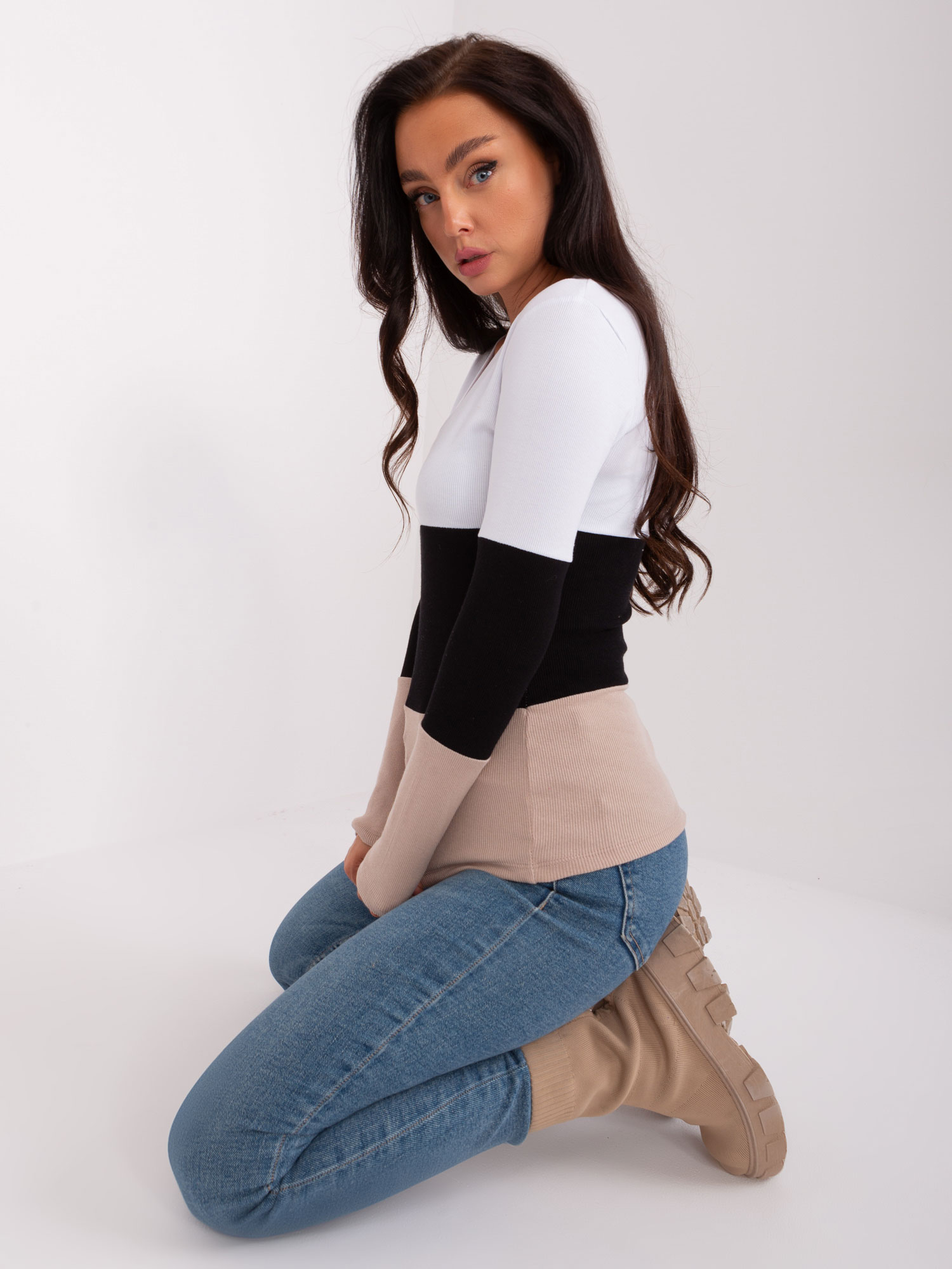 Blouse-RV-BZ-8431-1.14P-black-beige