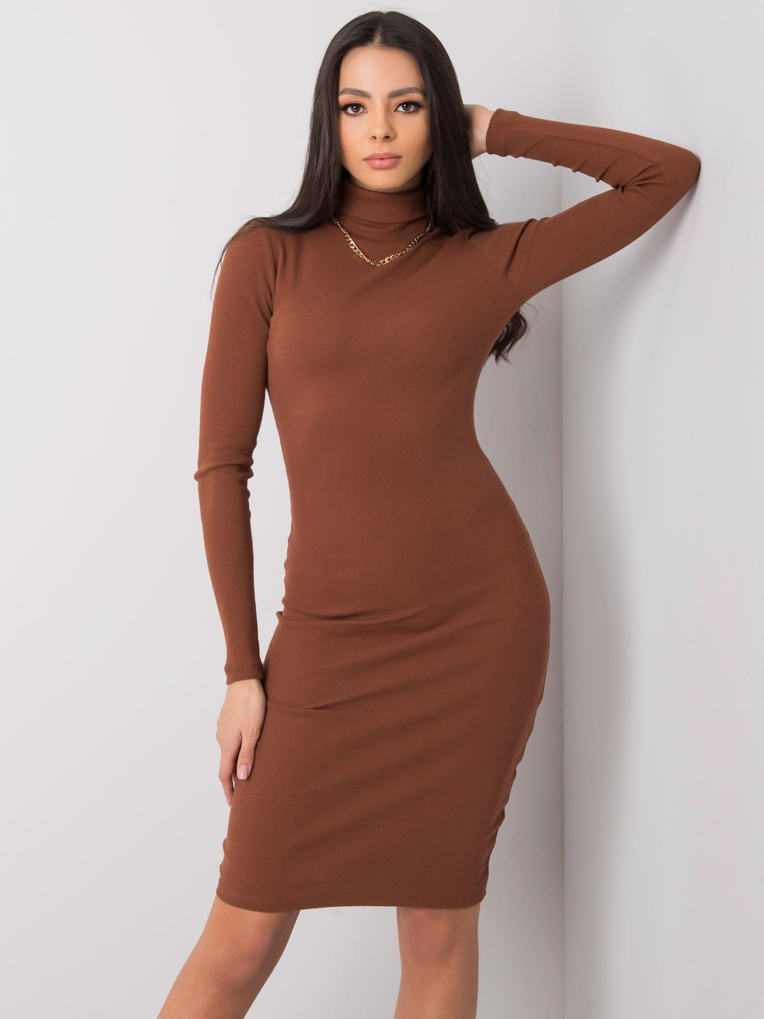 Dress-RV-SK-R5133.07P-brown