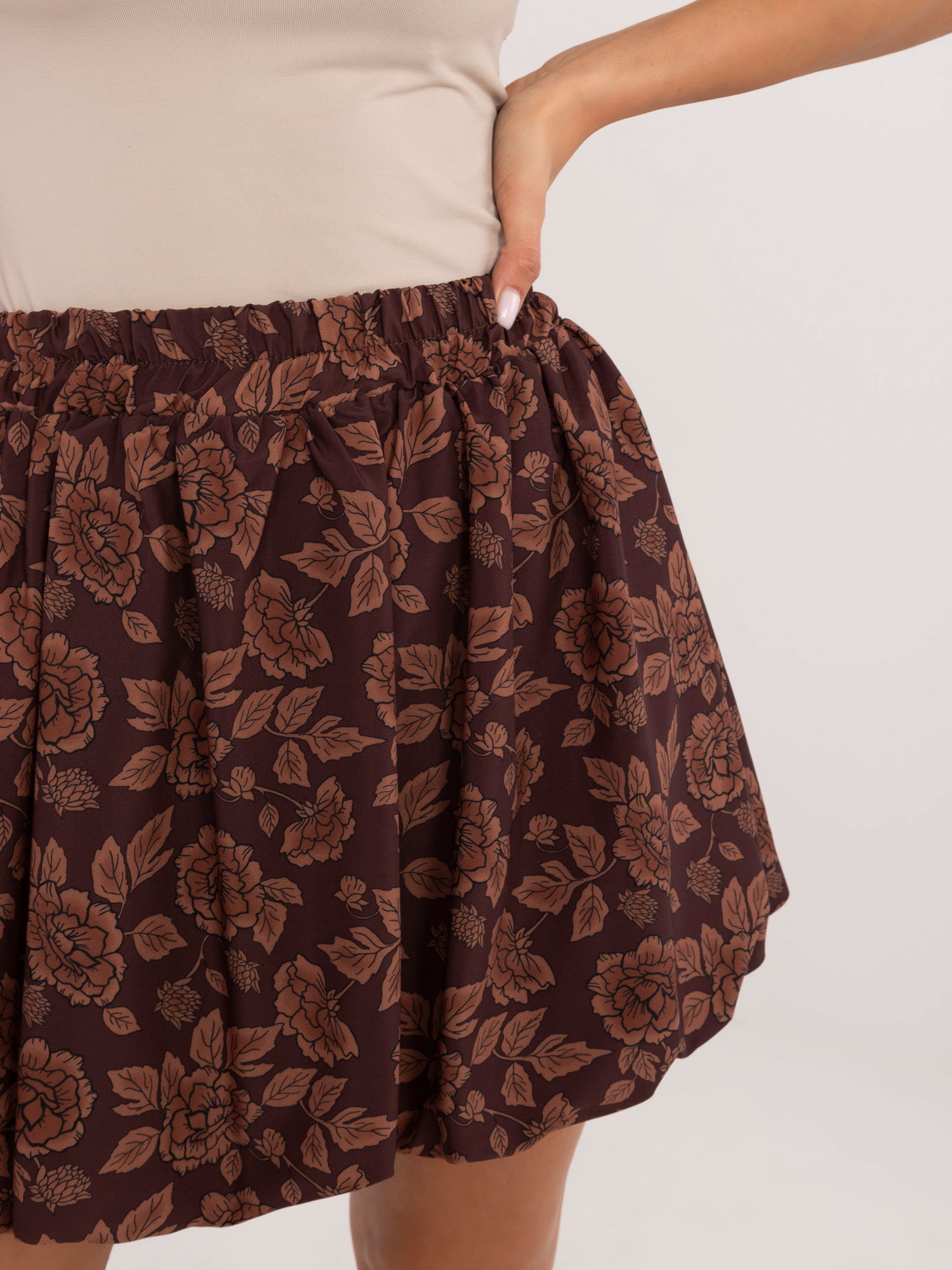 Skirt-DHJ-SD-19865-7.69P-Brown