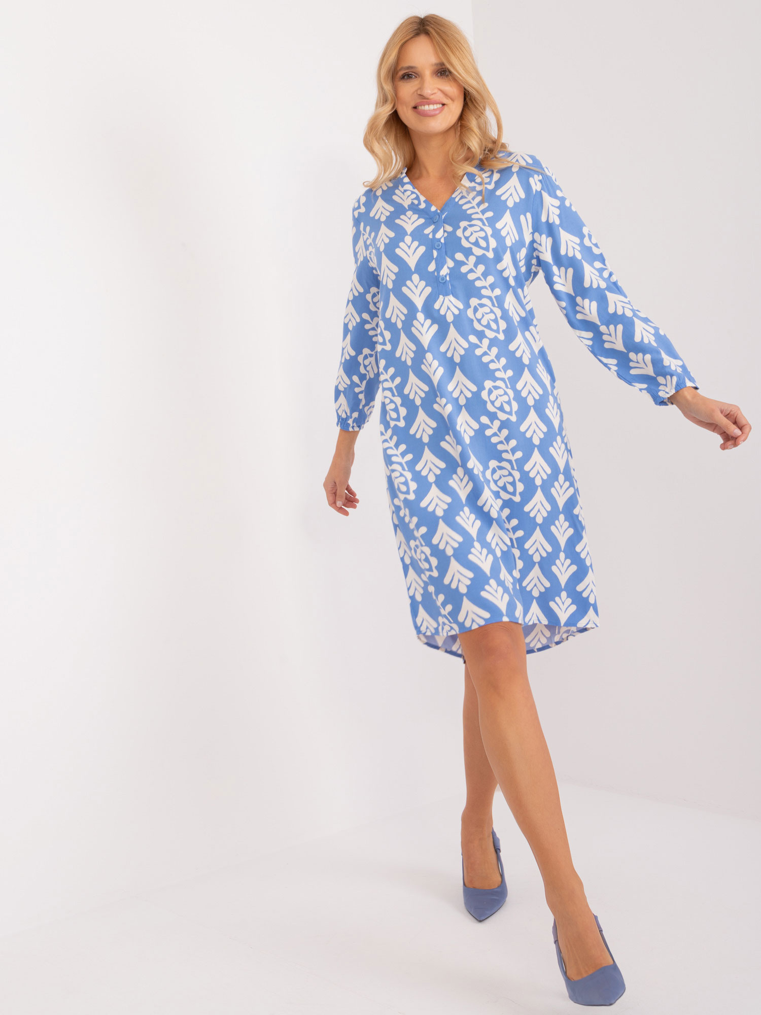 Dress-D73771M30427A-light blue