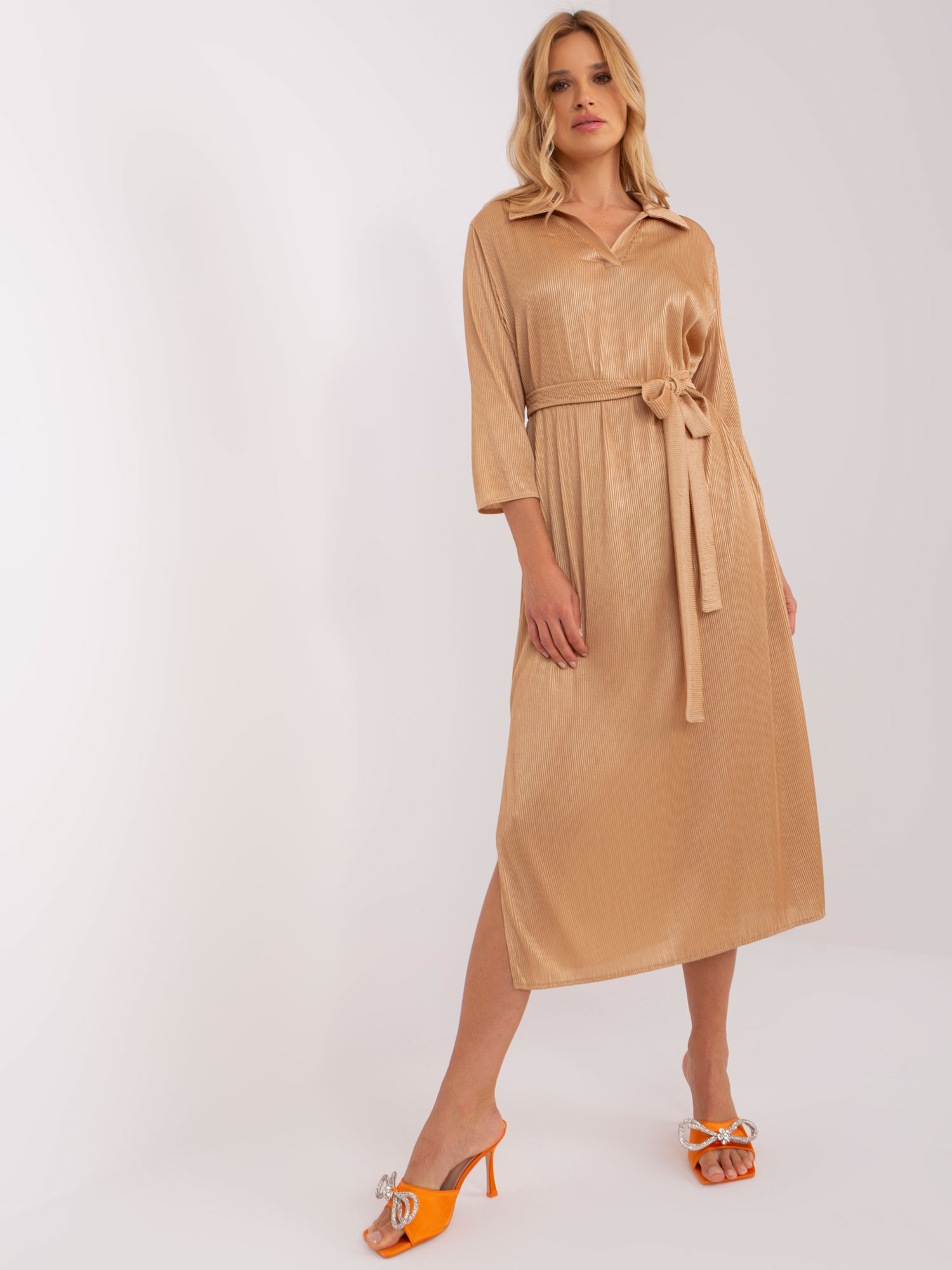 Dress-LK-SK-509348.04-camel