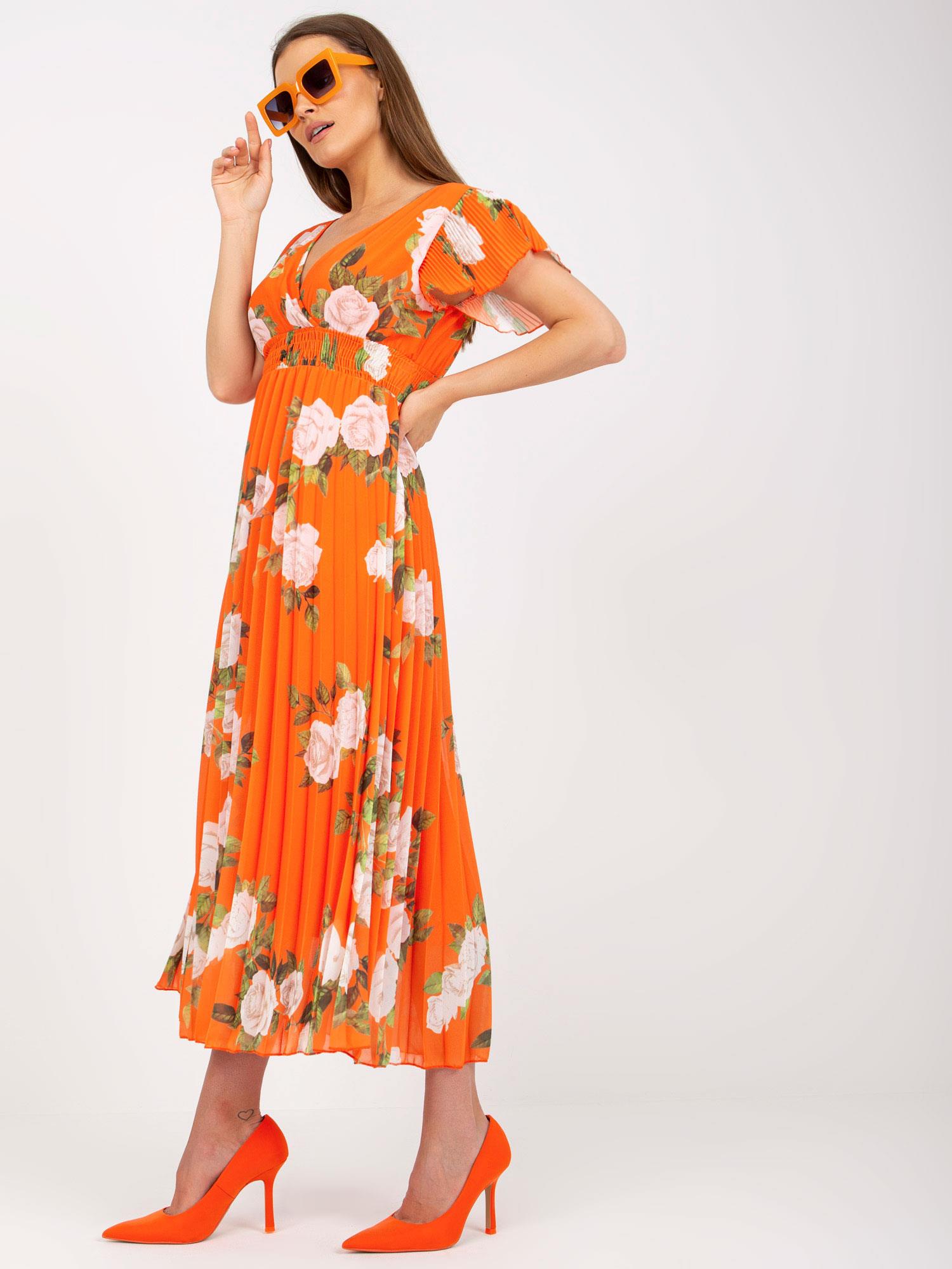 Dress-DHJ-SK-15722.67P-Orange