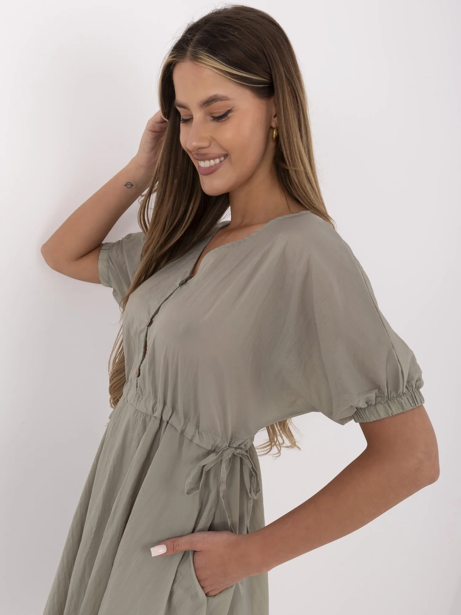 Dress-217-SK-25663.03-khaki