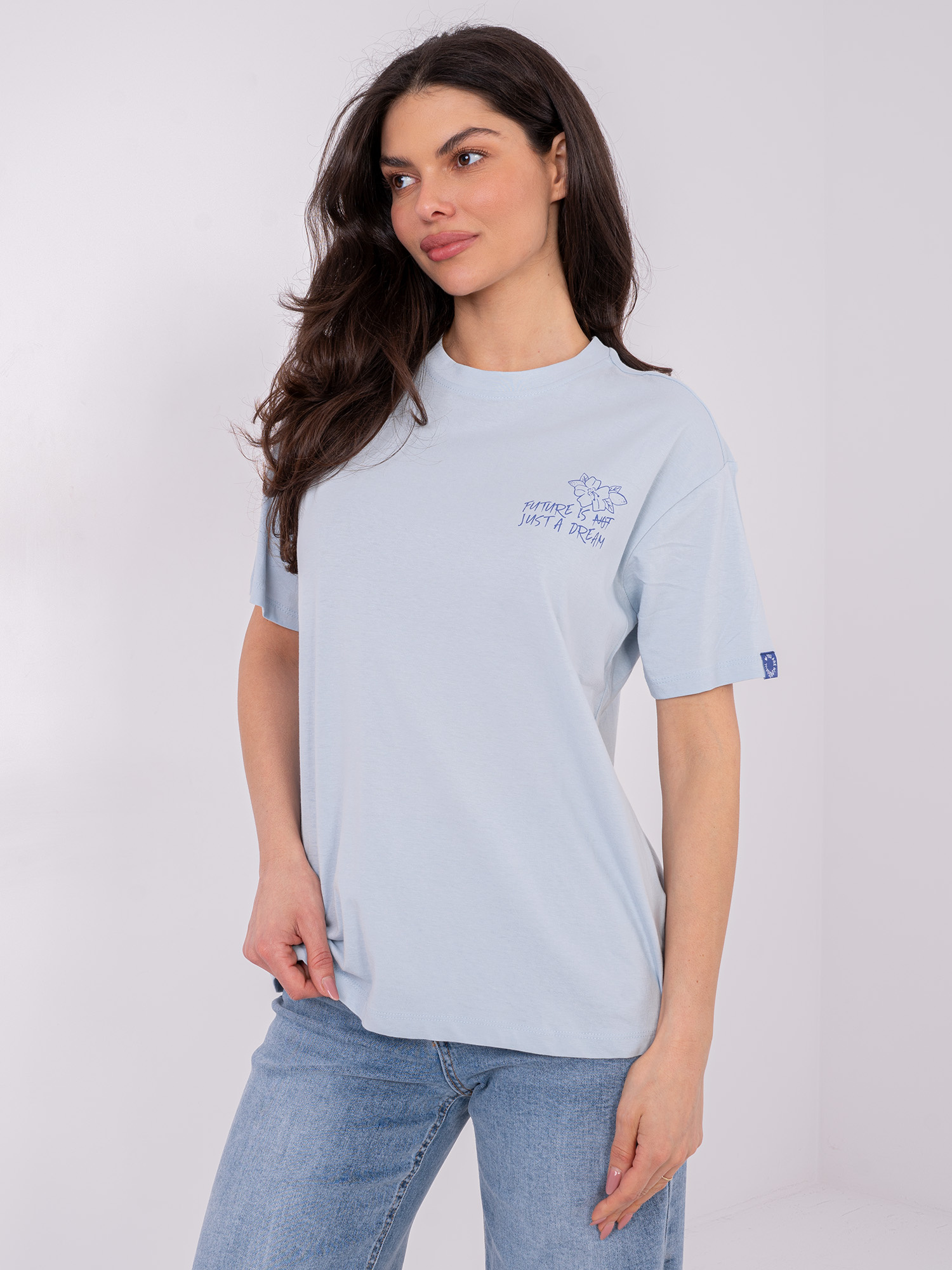 Dámske svetlomodré tričko