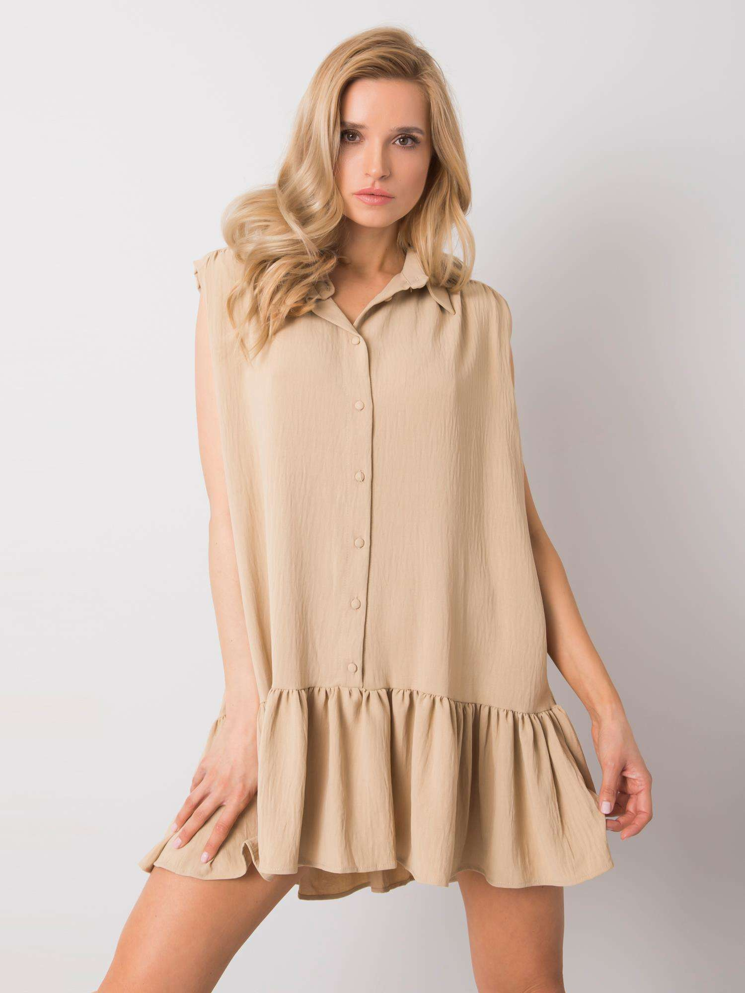 Dress-341-SK-5183.08-beige
