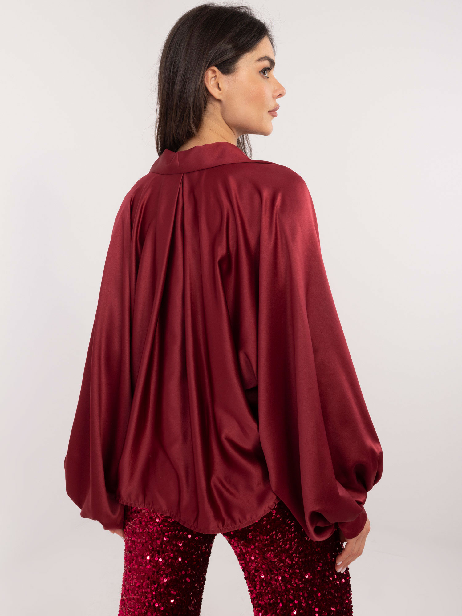 Shirt-DHJ-KS-15257.53P-burgundy