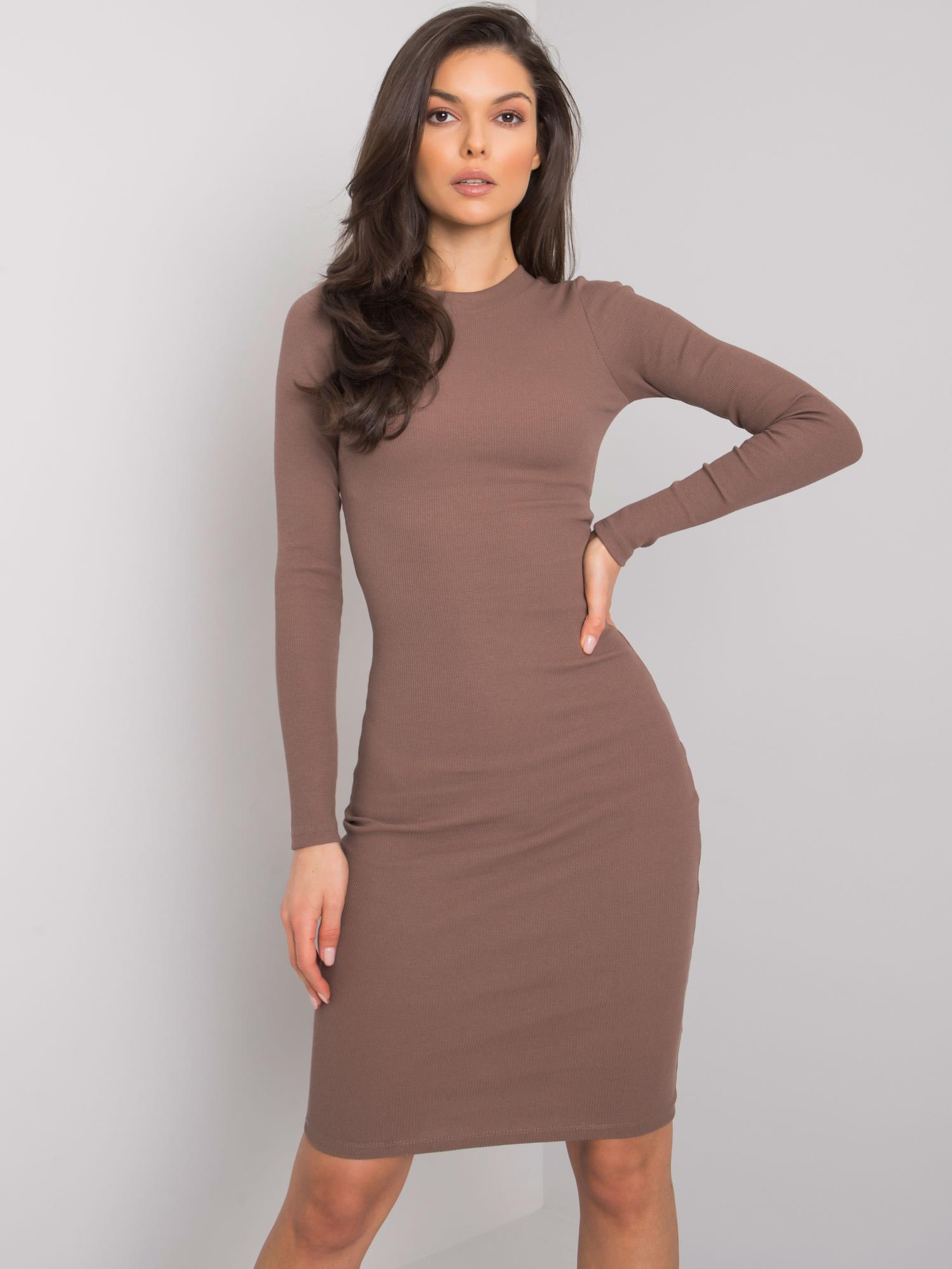 Dress-RV-SK-5131.18P-brown