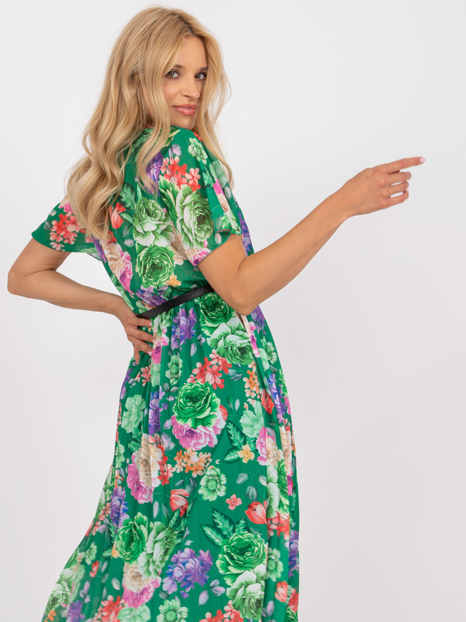 Dress-DHJ-SK-13162.92-green