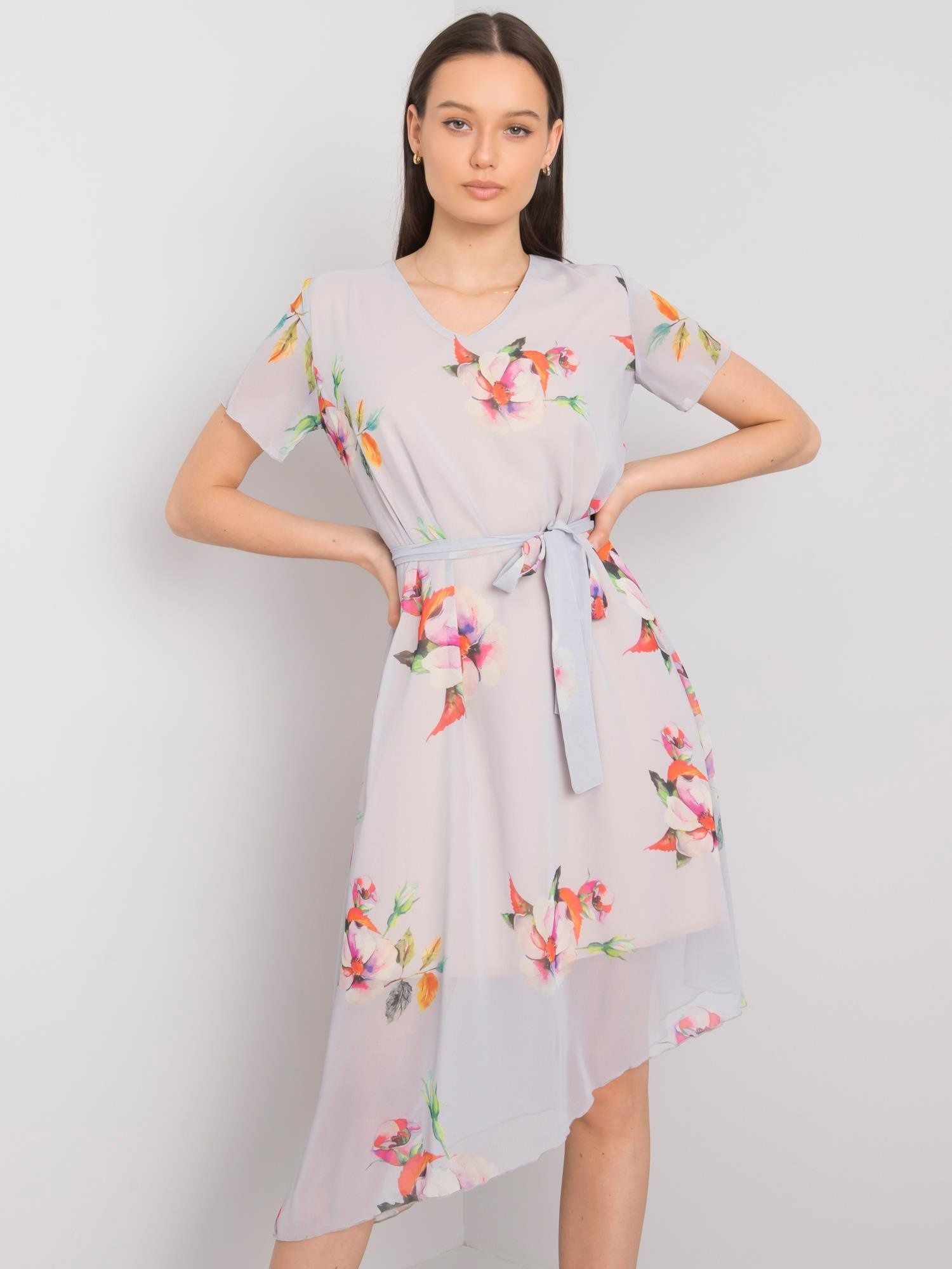 Dress-LK-SK-507634.75P-light gray