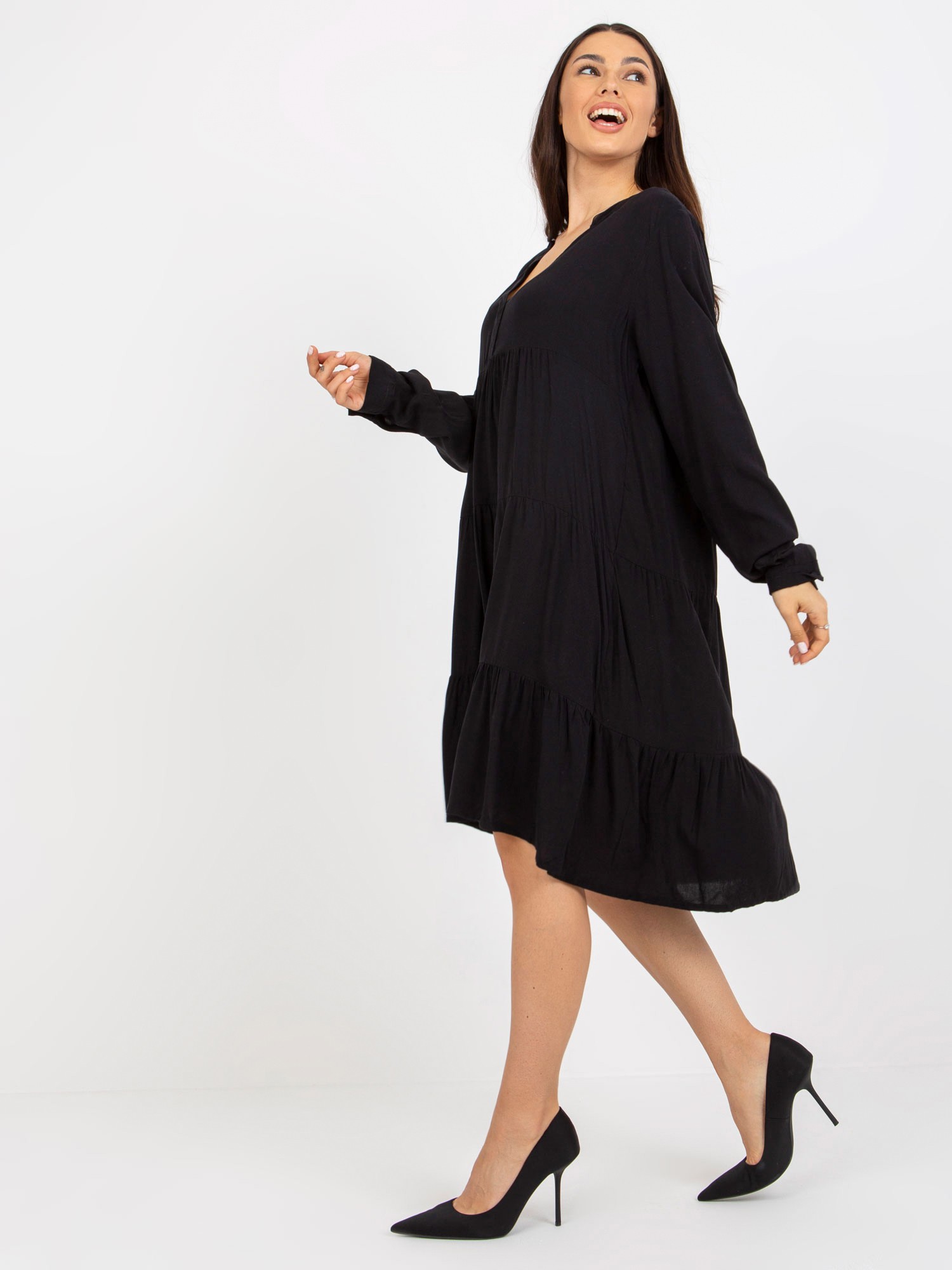 Dress-D73761M30361A-black