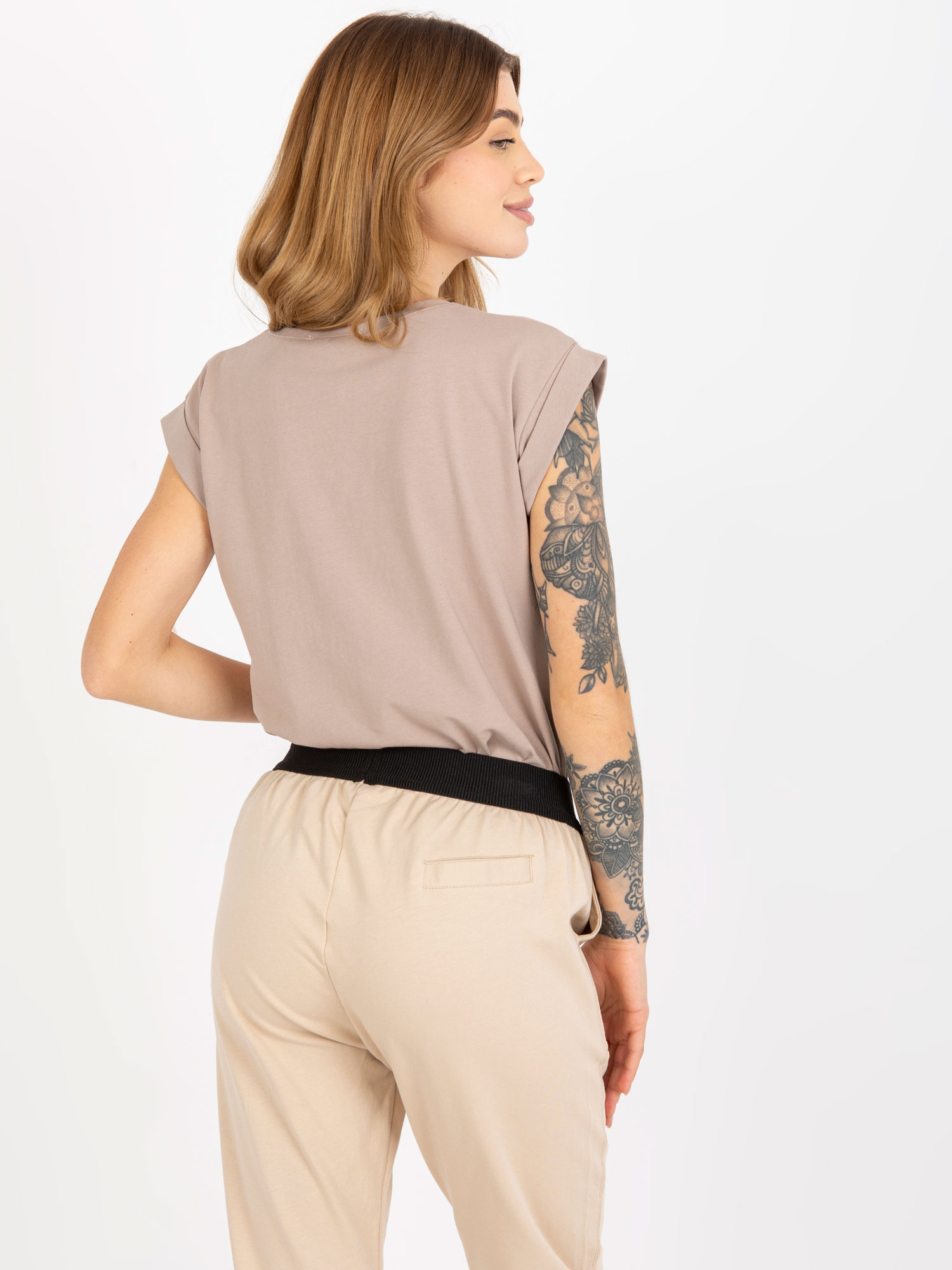 T-shirt-RV-TS-4833.22X-dark beige