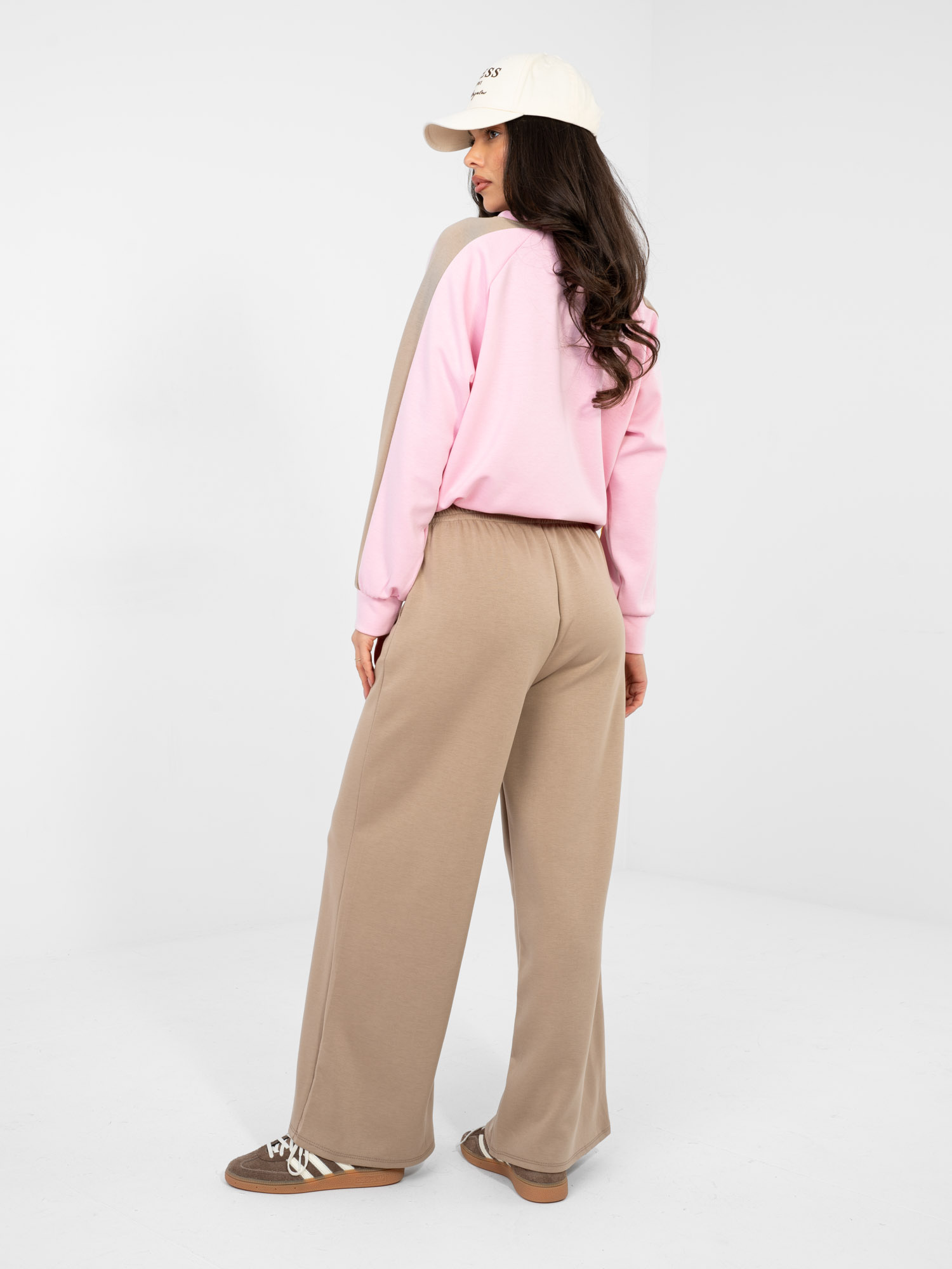 Dámský béžovo-růžový komplet