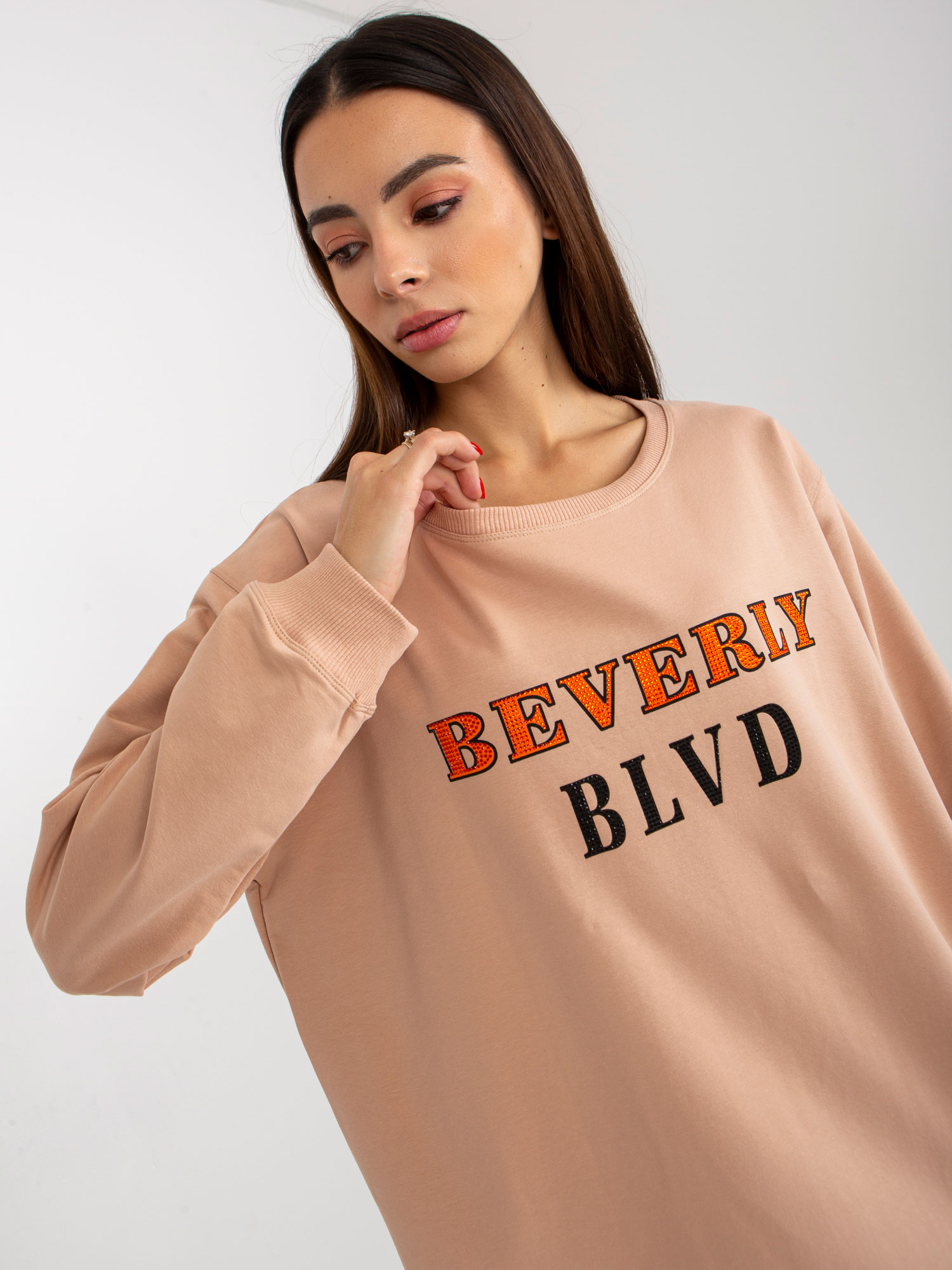 Sweatshirt-VI-BL-3075.64P-dark beige