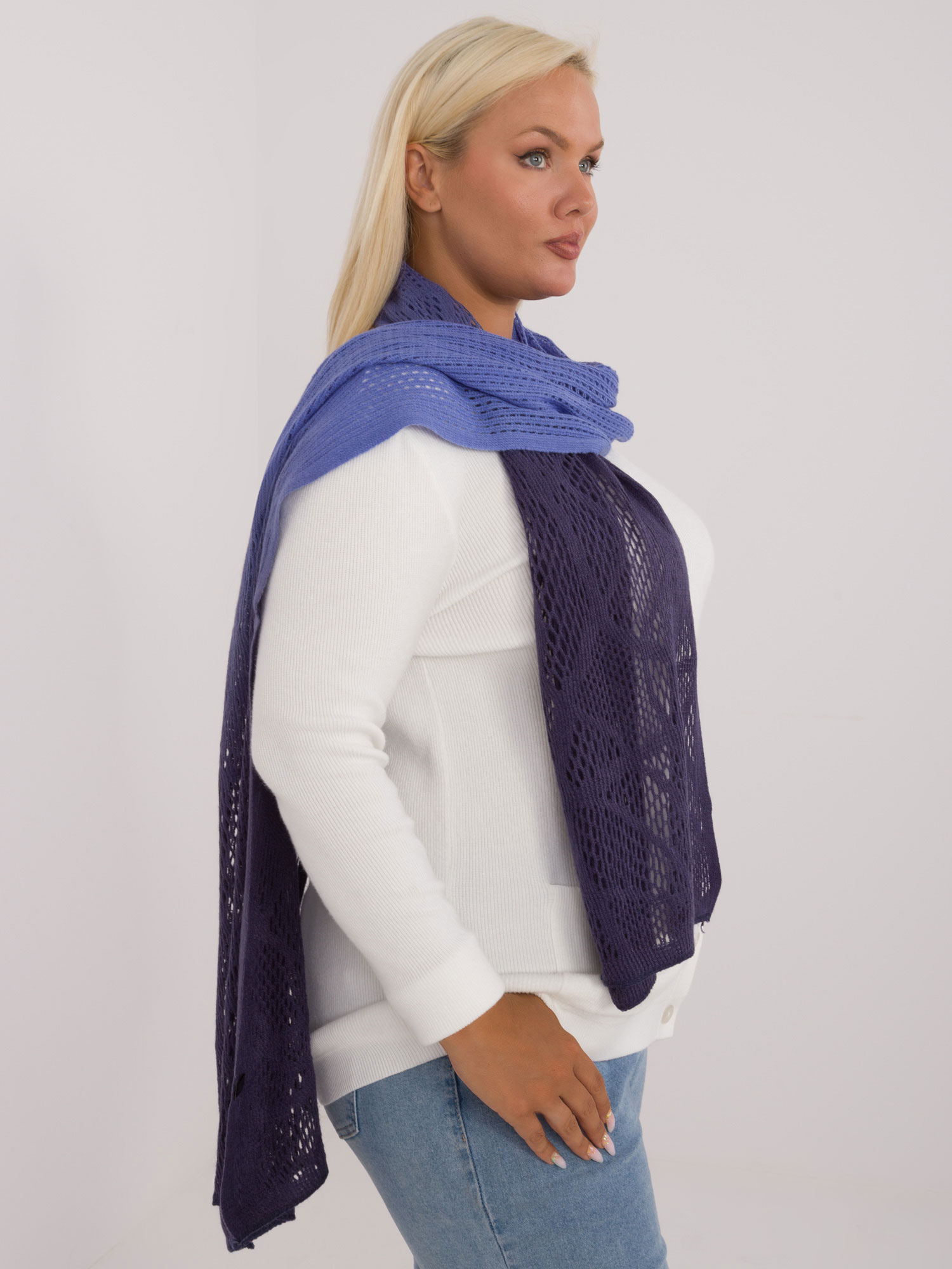 Scarf-AT-SZ-602.61-navy blue
