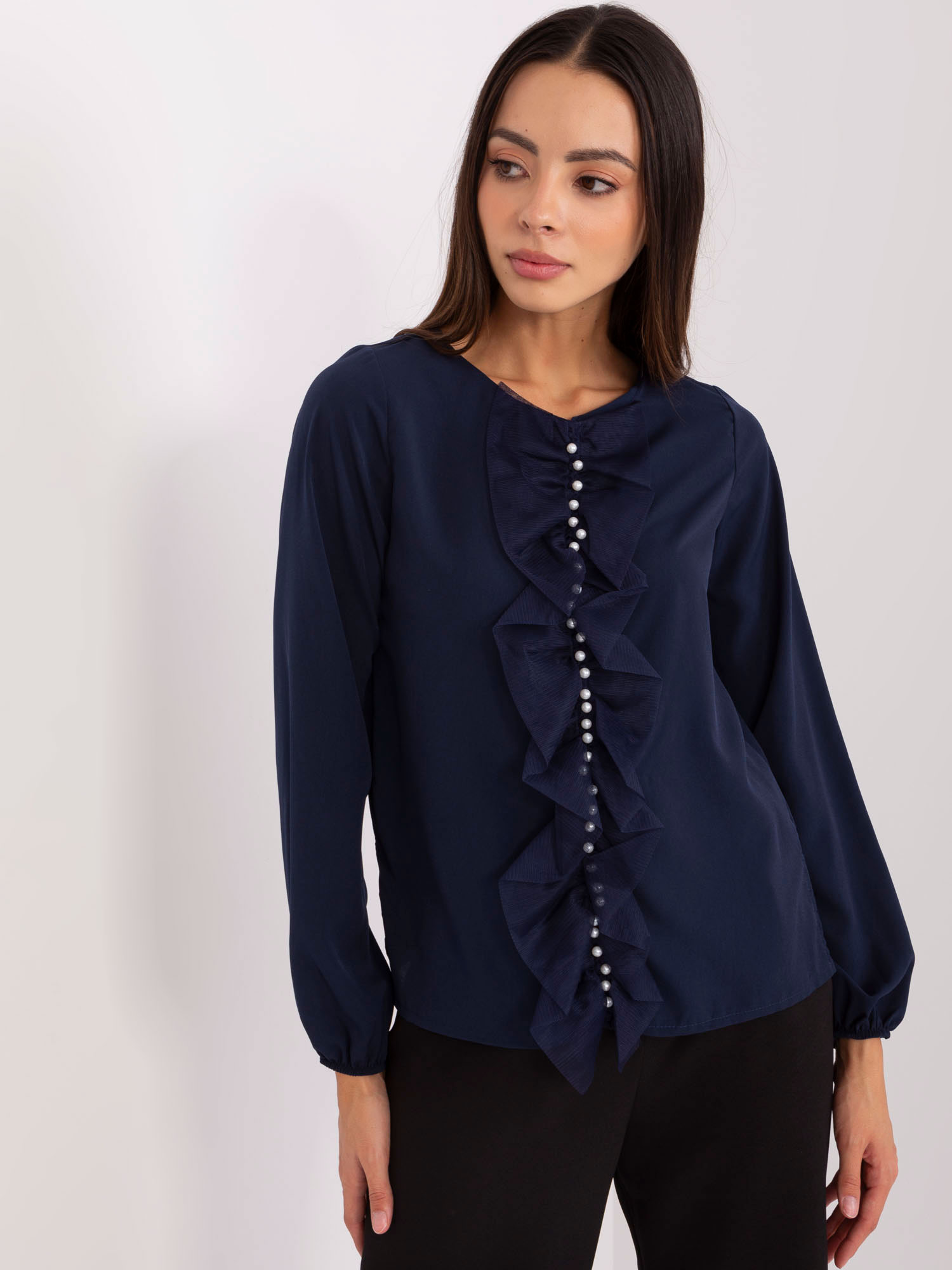 Blouse-LK-BZ-506673.36-navy blue