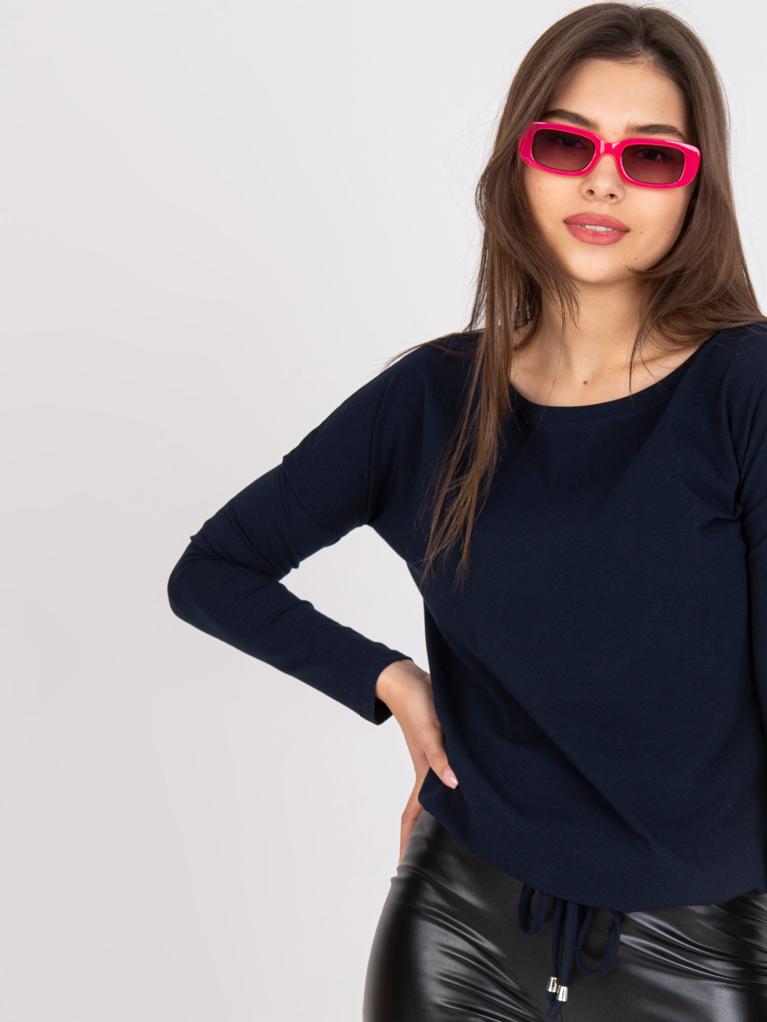 Blouse-RV-BZ-5122.13P-navy blue