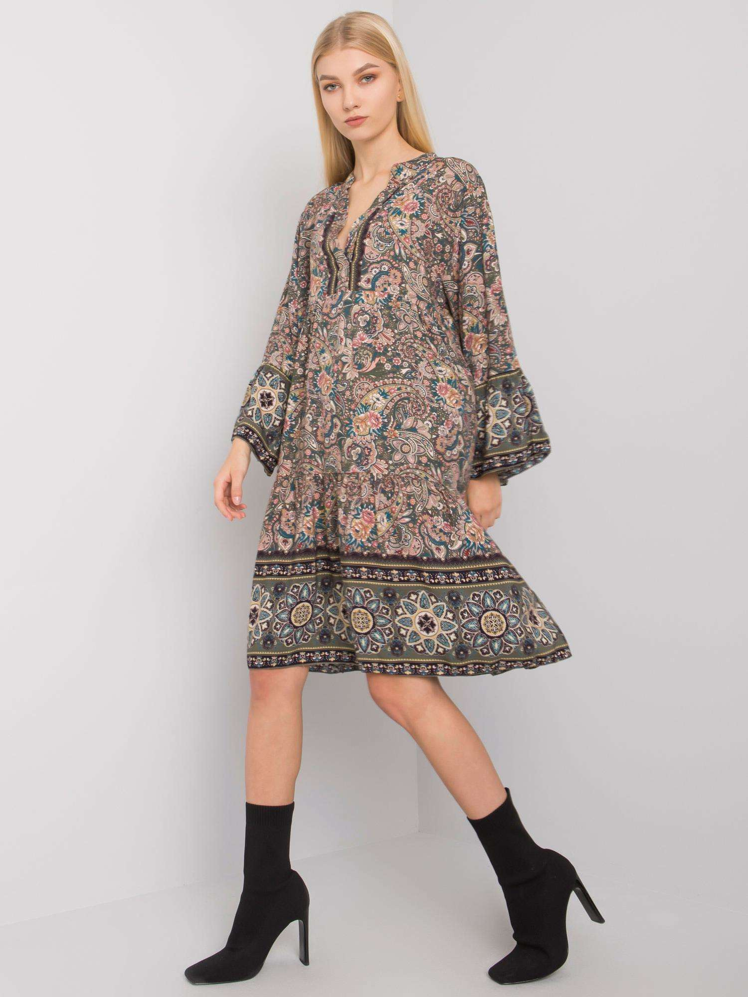 Dress-TW-SK-BI-5S0118B.25-khaki