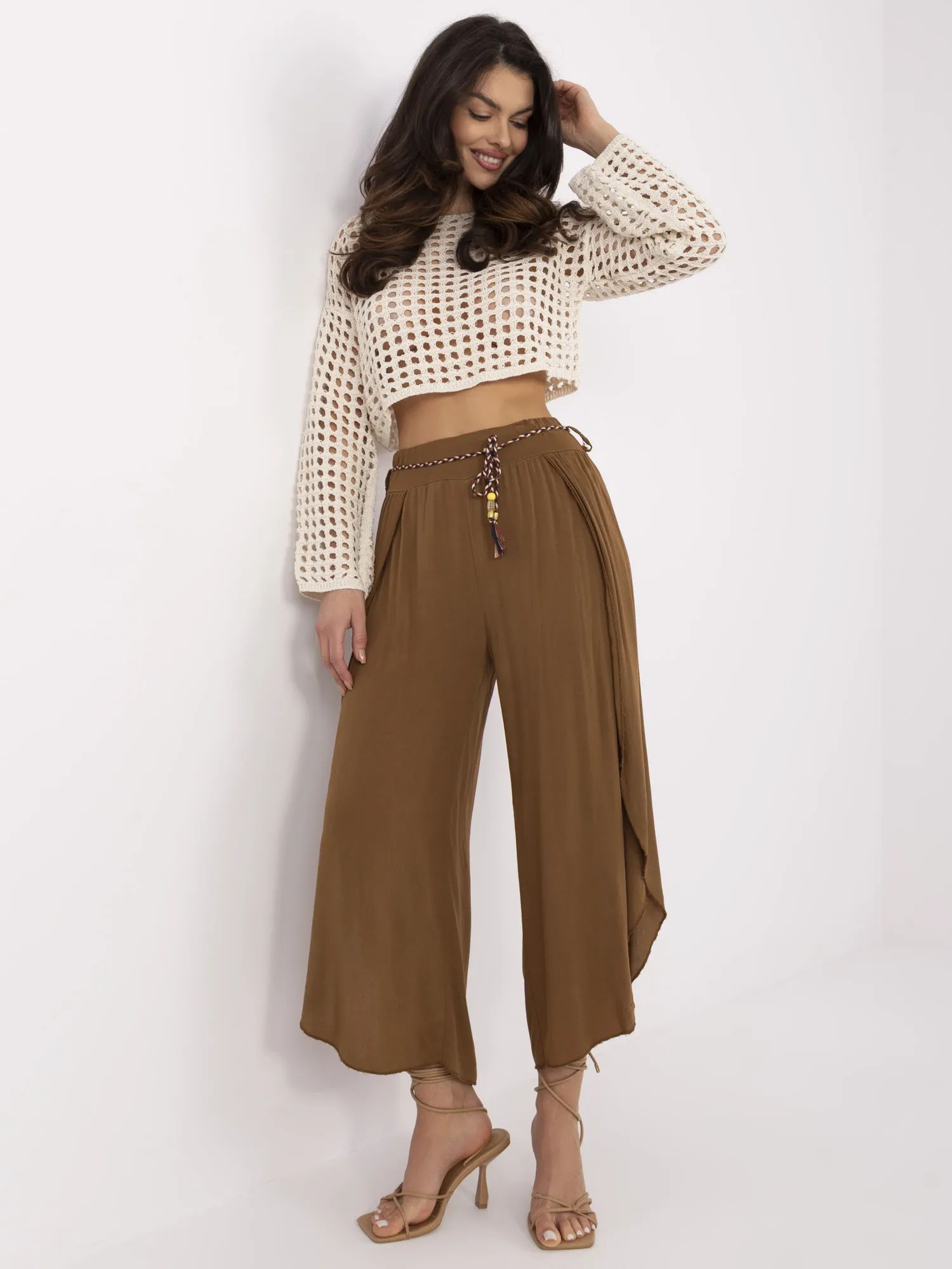 Trousers-TW-SP-BI-81378.24P-light brown