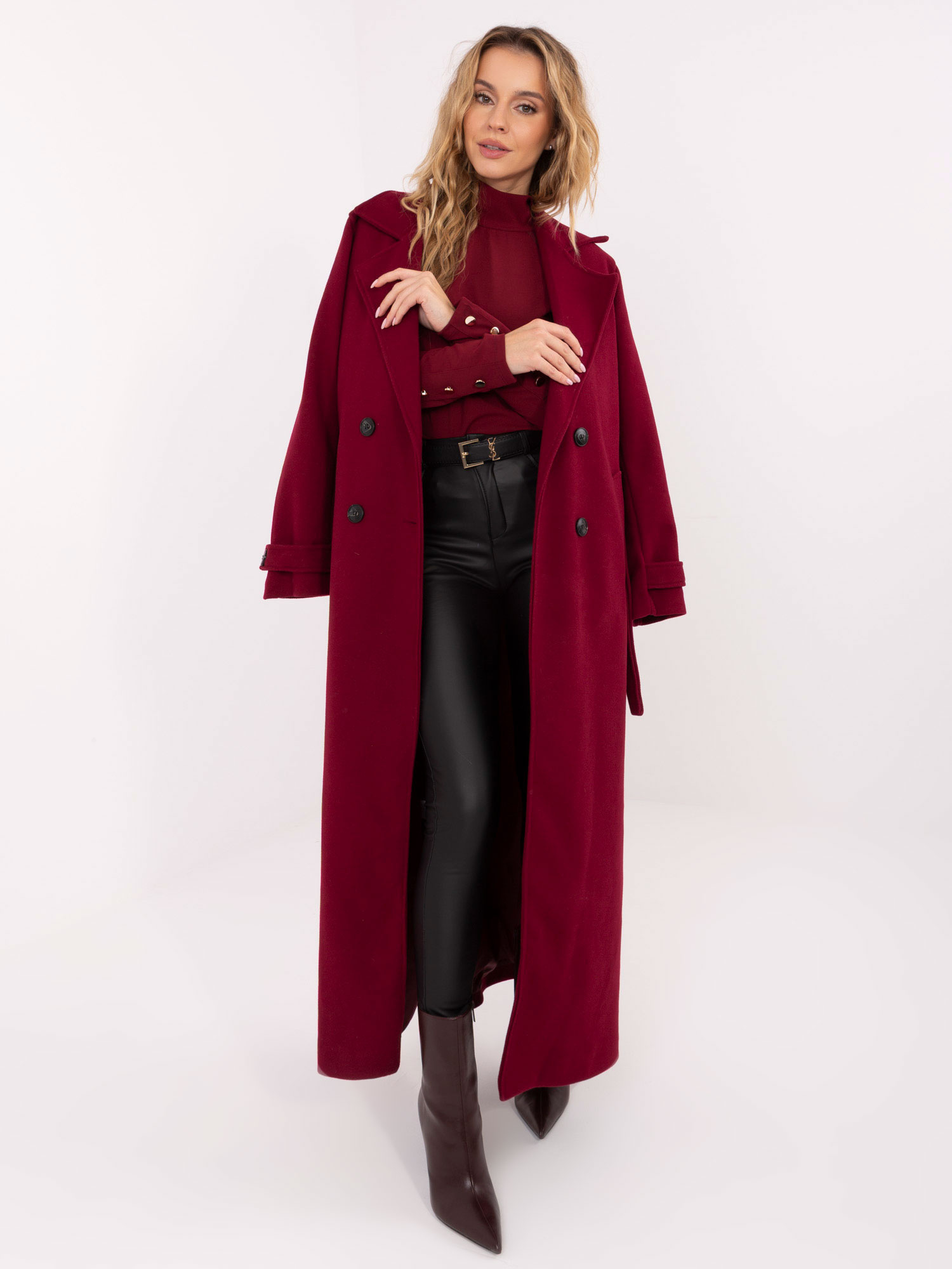 Blouse-MI-BZ-M776.13-burgundy