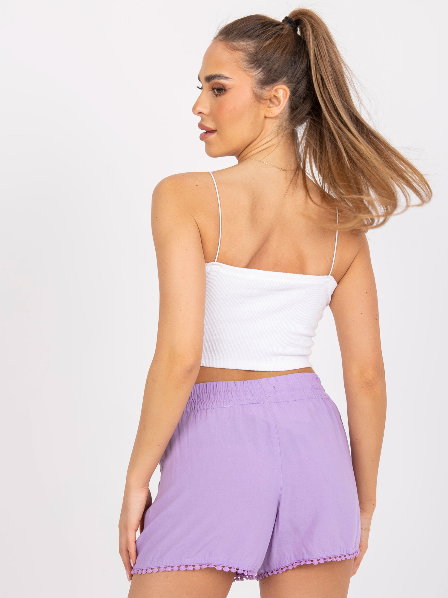 Shorts-D73761M61531KA-light purple