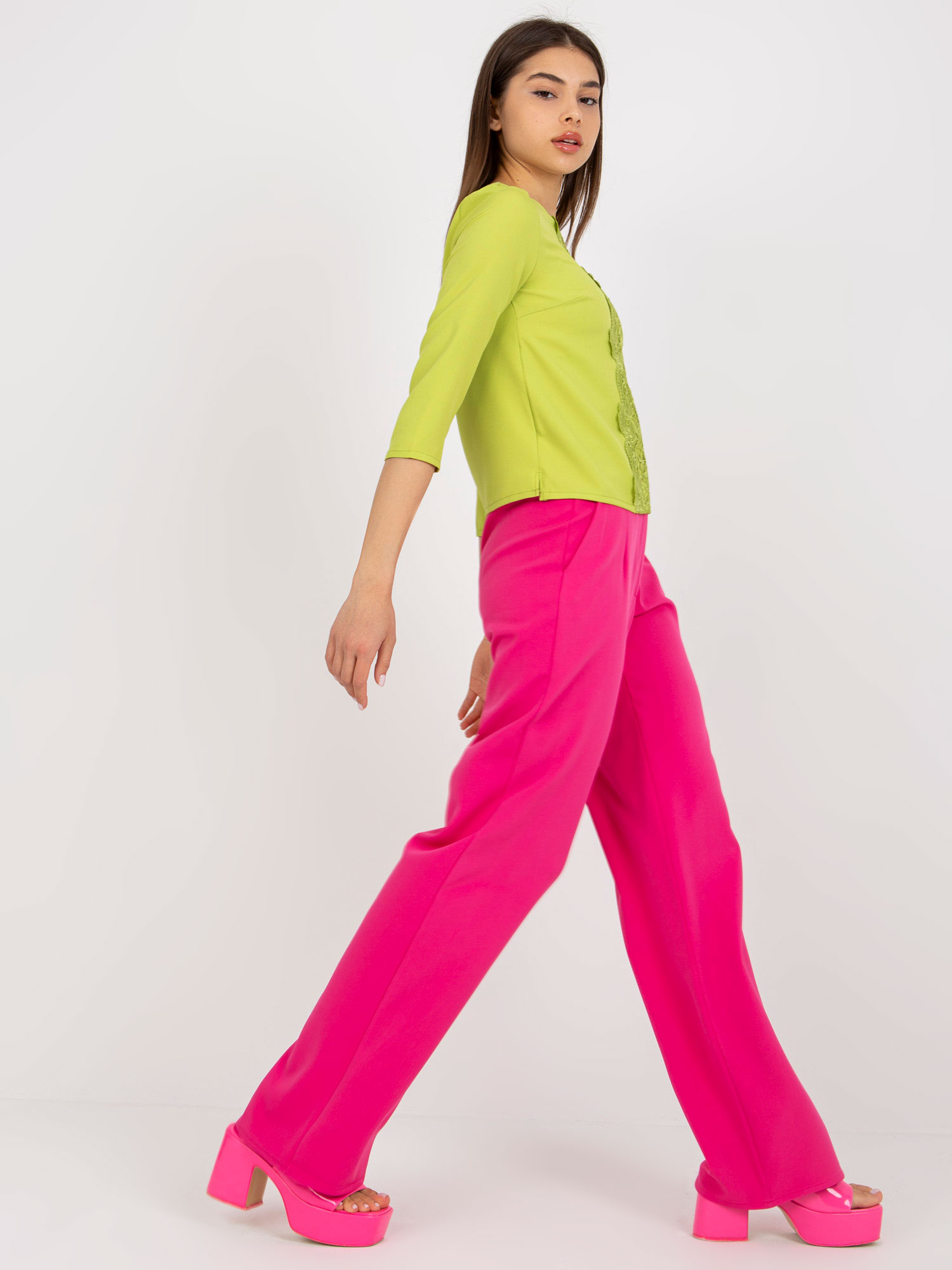 Blouse-LK-BZ-506522.07-lime green
