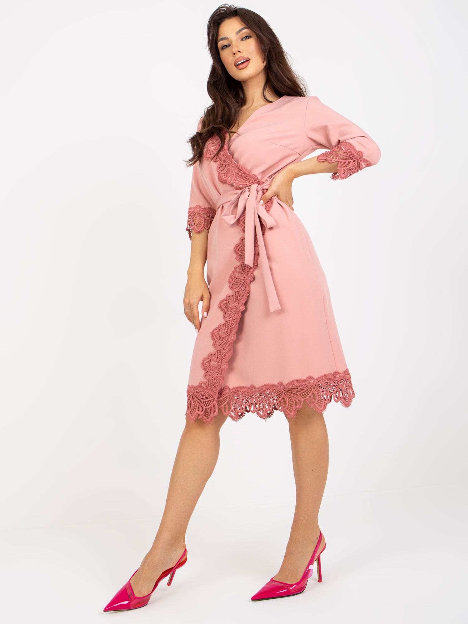 Dress-LK-SK-507347.35P-dark pink