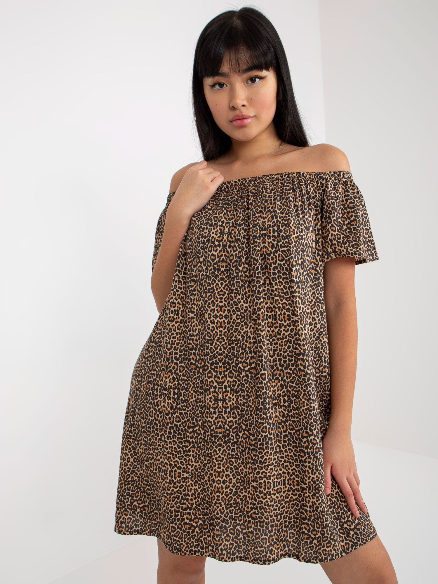 Dress-D73771R30145J-brown