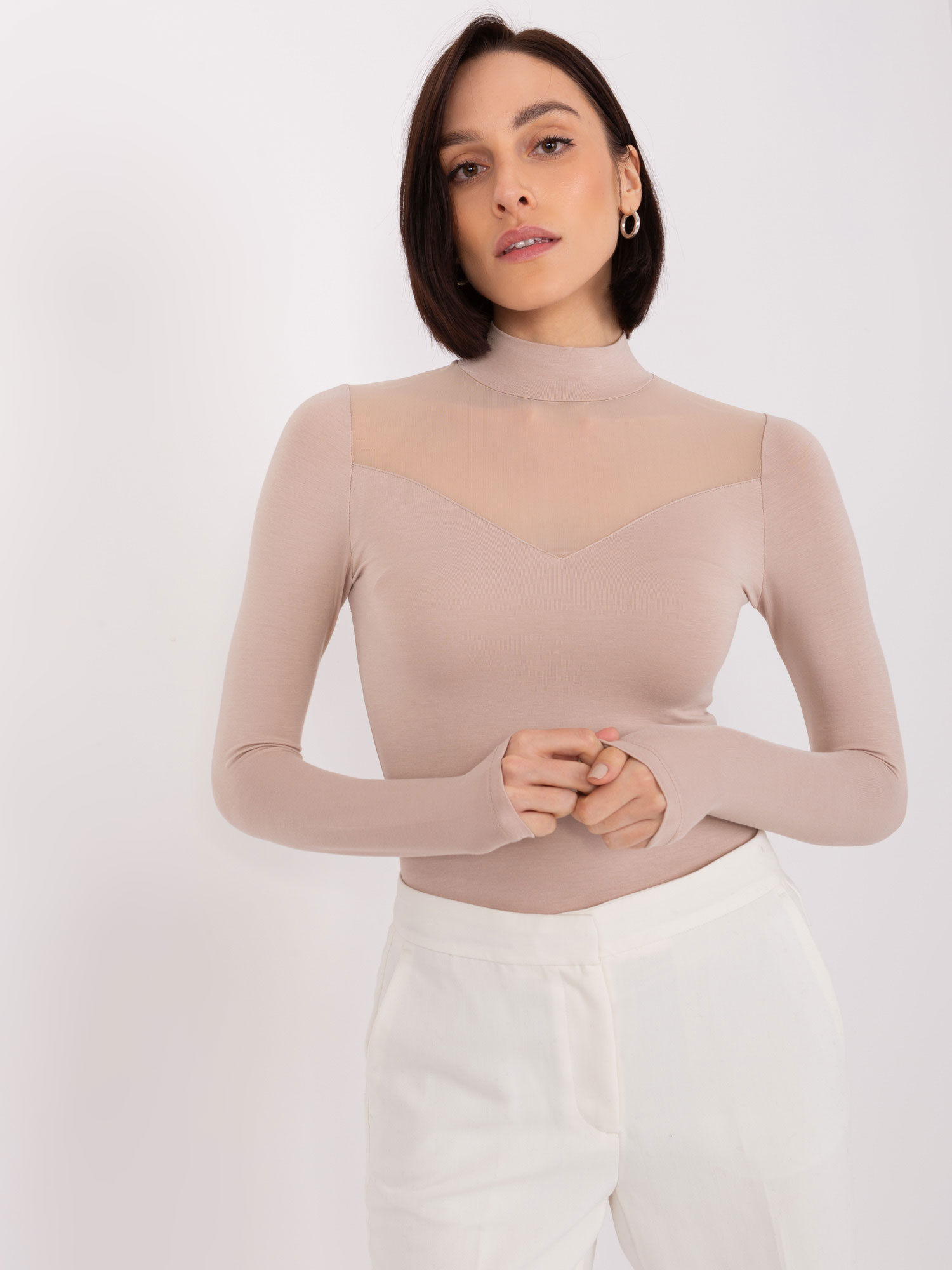 Blouse-RV-BZ-9203.87P-dark beige