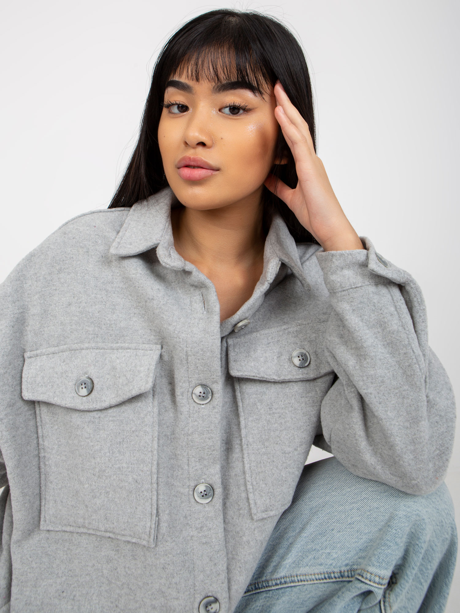 Shirt-DN-KS-4005.99P-grey