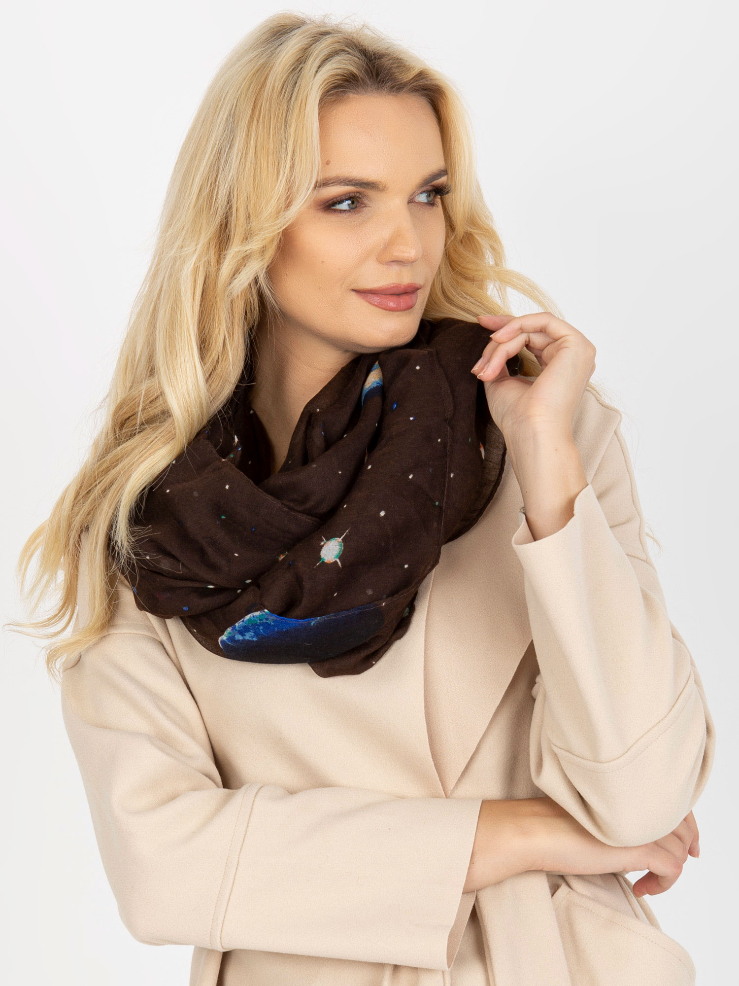 Scarf-AT-KM-TS06.32P-dark brown
