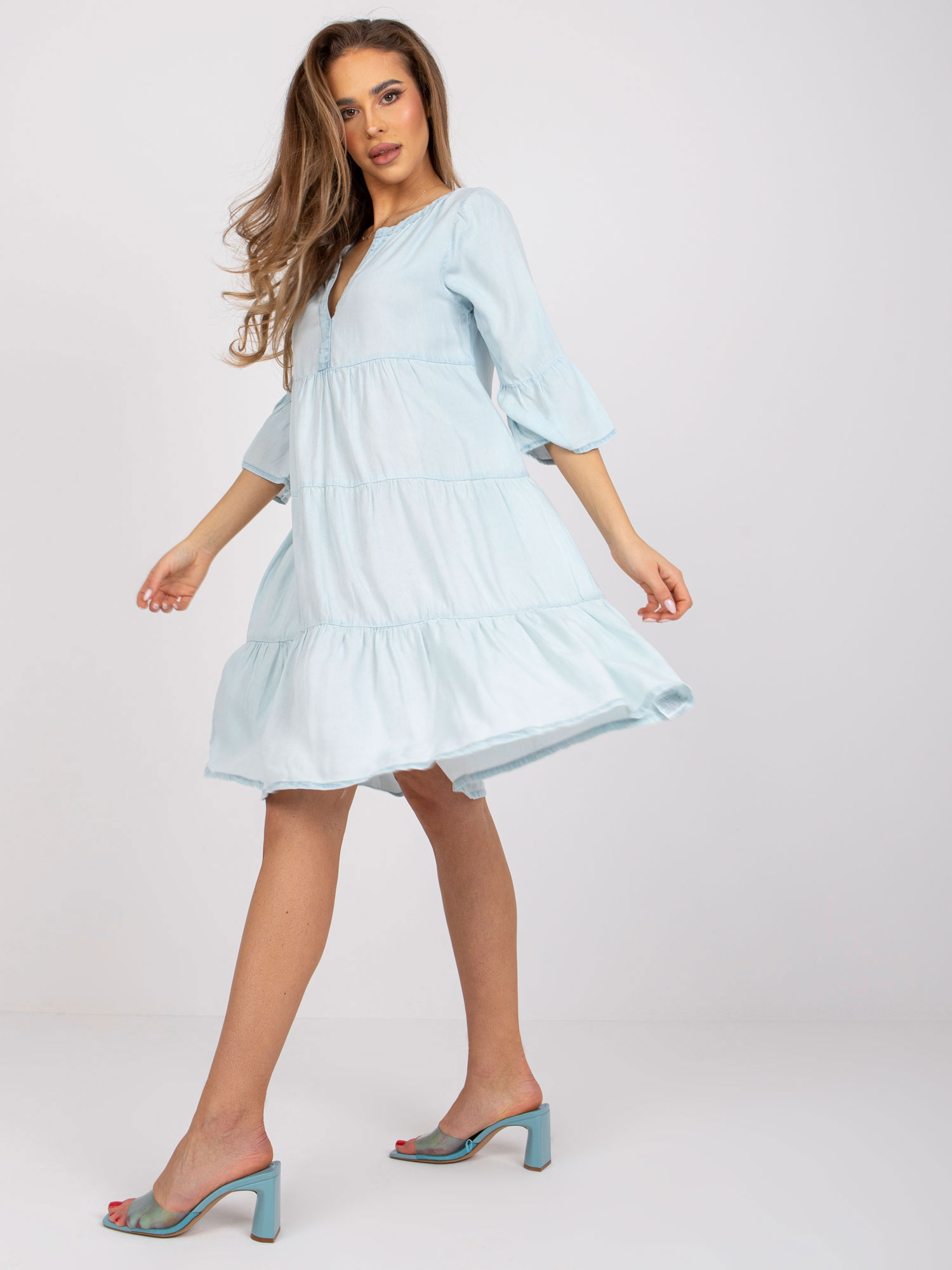 Dress-D74501M30214L155-light blue