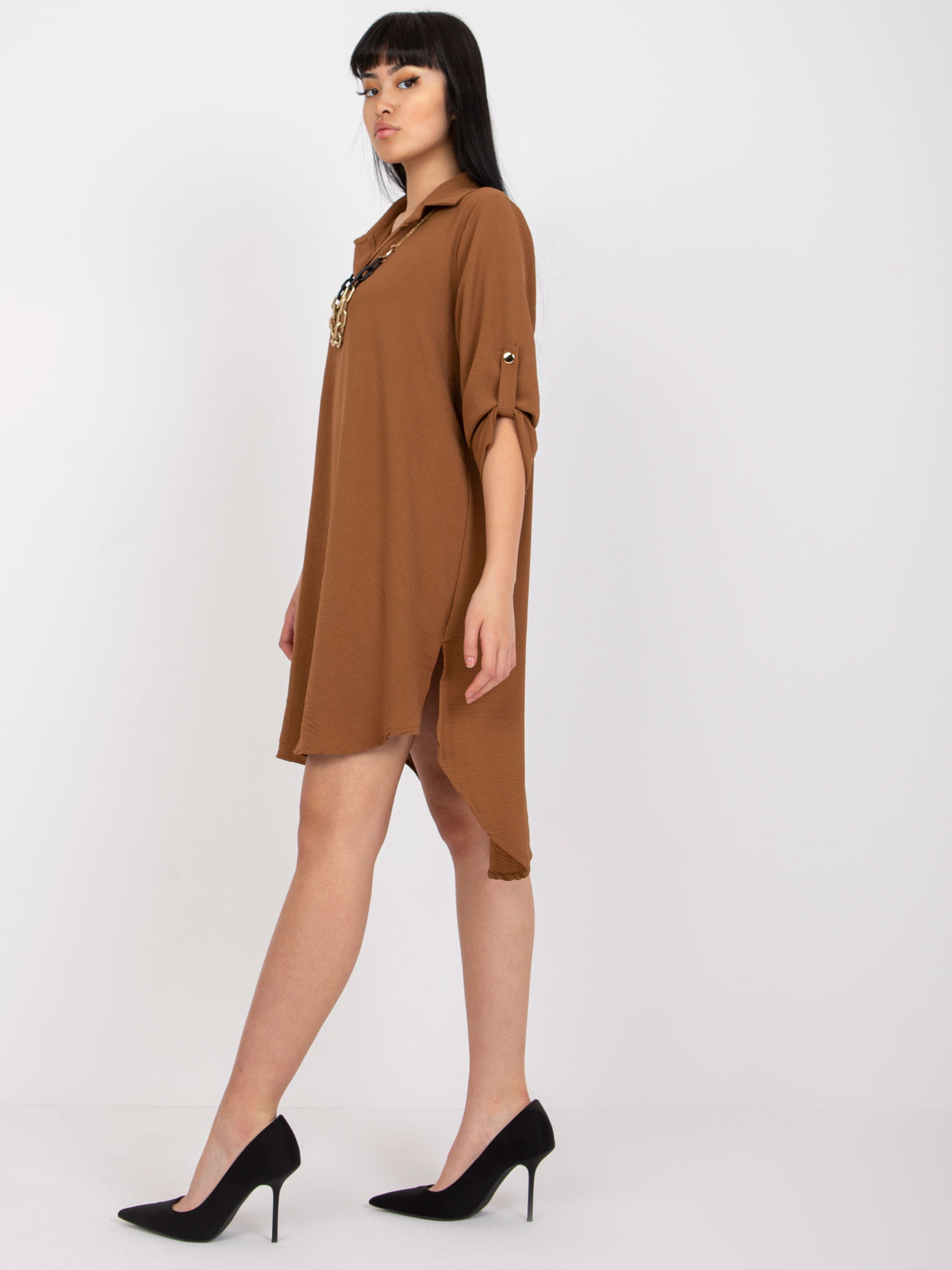 Dress-DHJ-SK-V2209.94-brown
