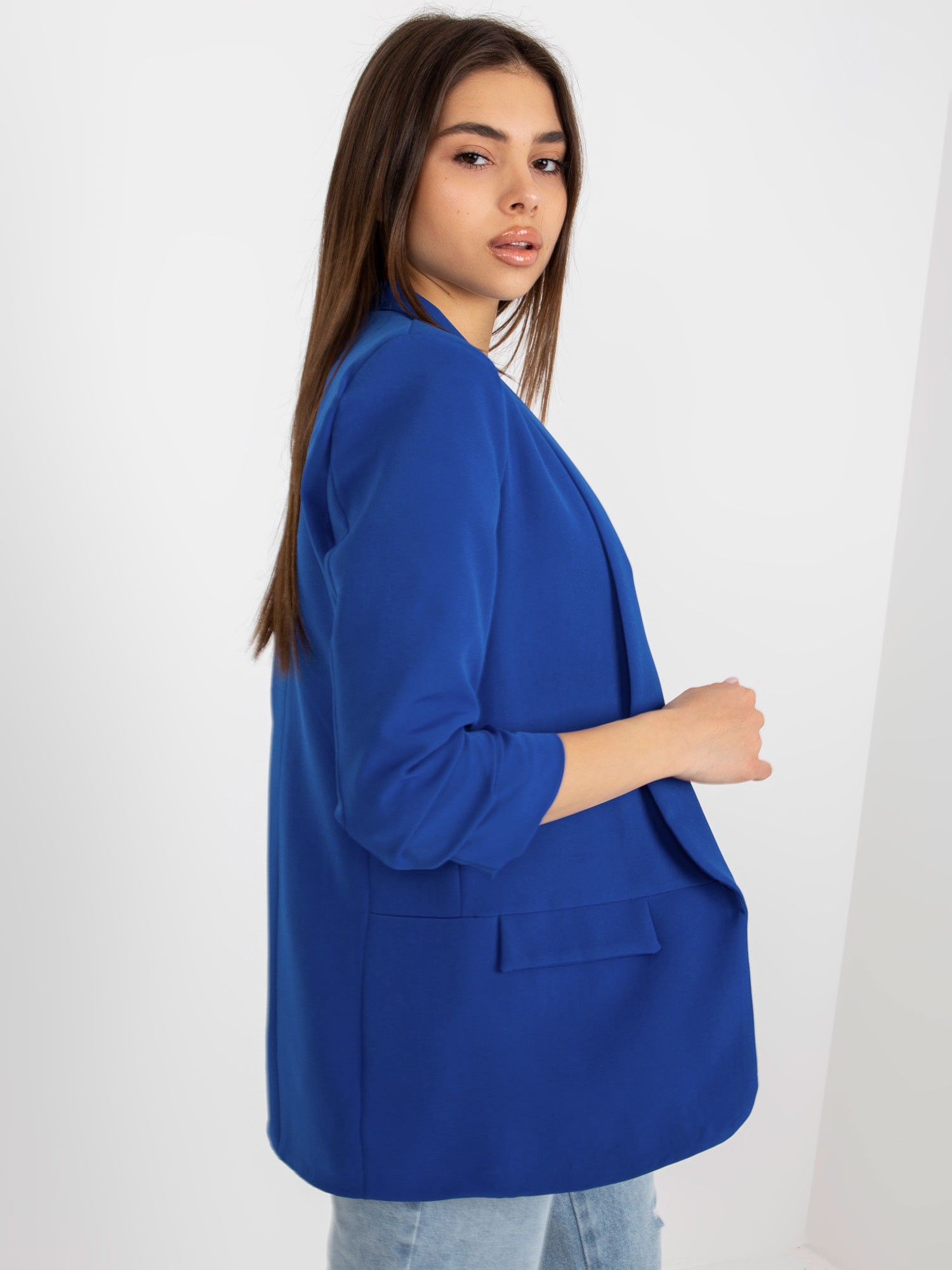 Blazer-DHJ-MA-7684.15P-Dark Blue
