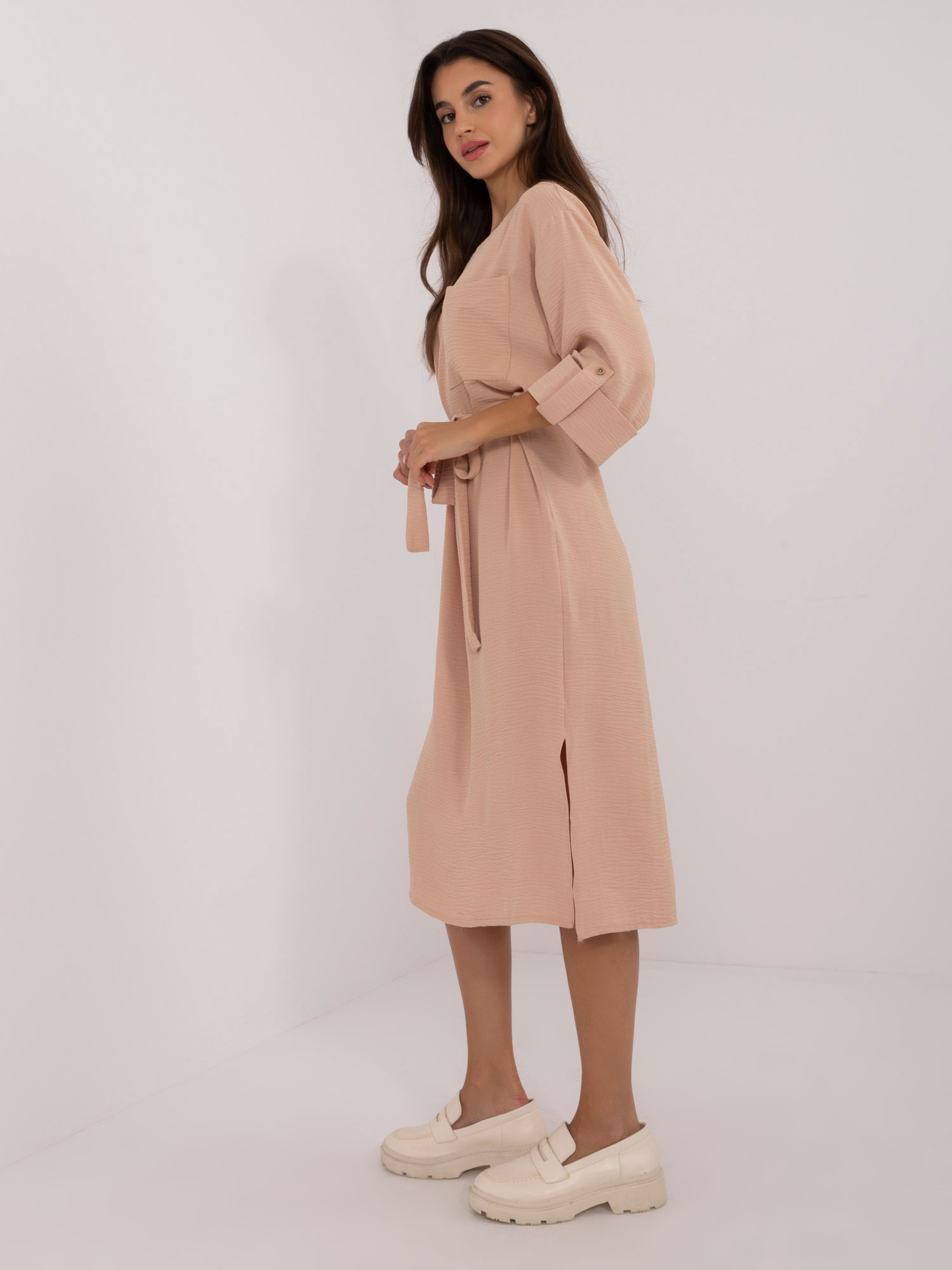 Dress-LK-SK-509694.61-camel