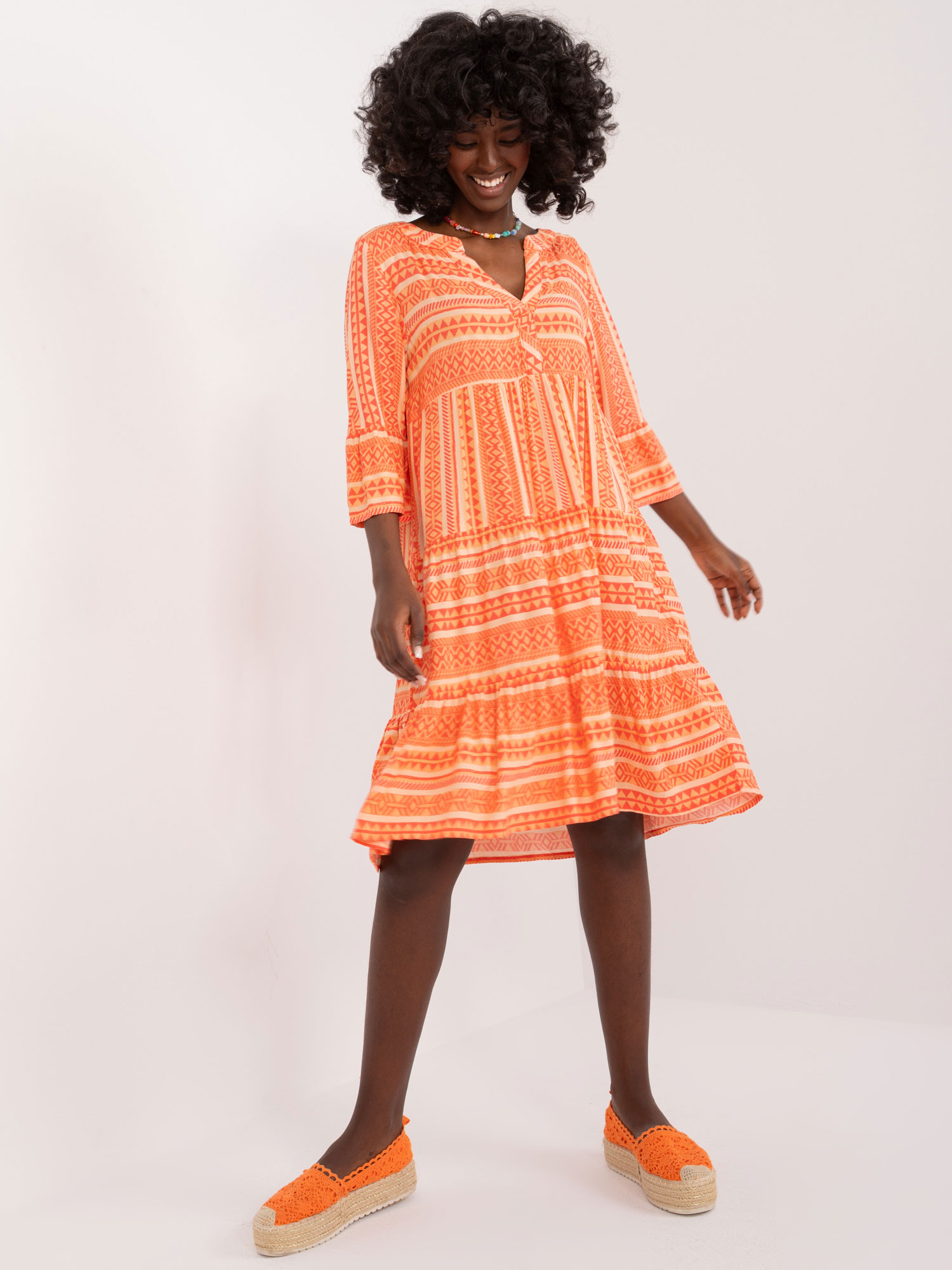 Dress-D73771M30214L-orange