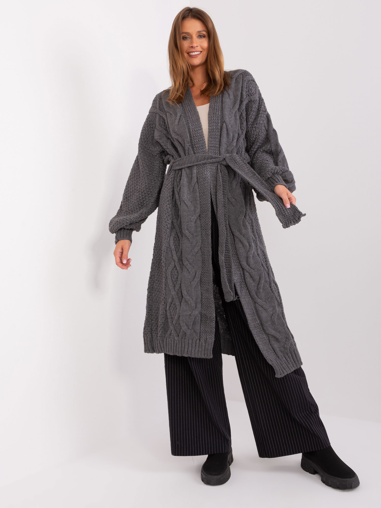 Cardigan-BA-SW-8020-1.36P-Dark Grey