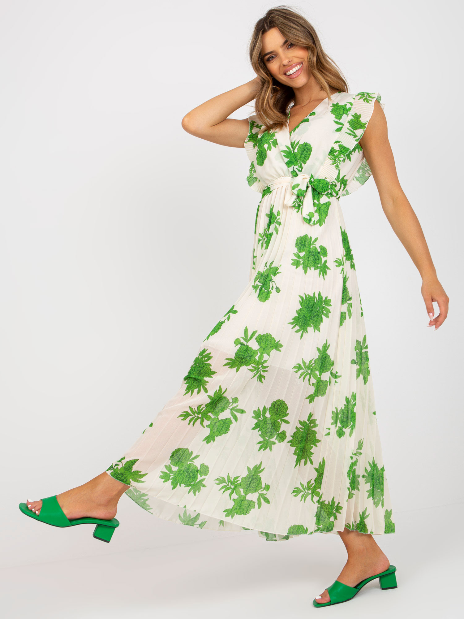 Dress-DHJ-SK-13166.94P-Green