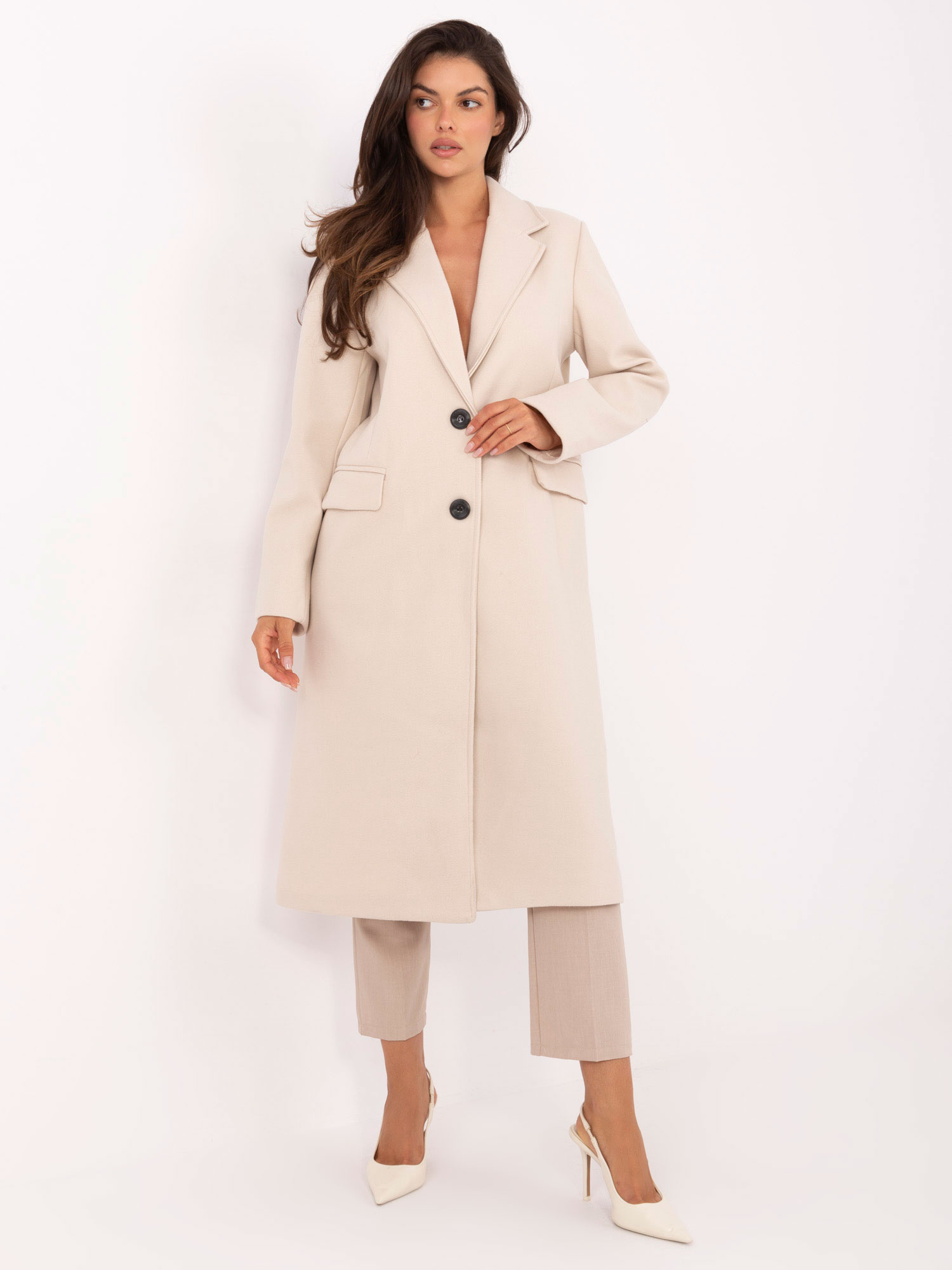 Coat IT-PL-80320.65-light beige