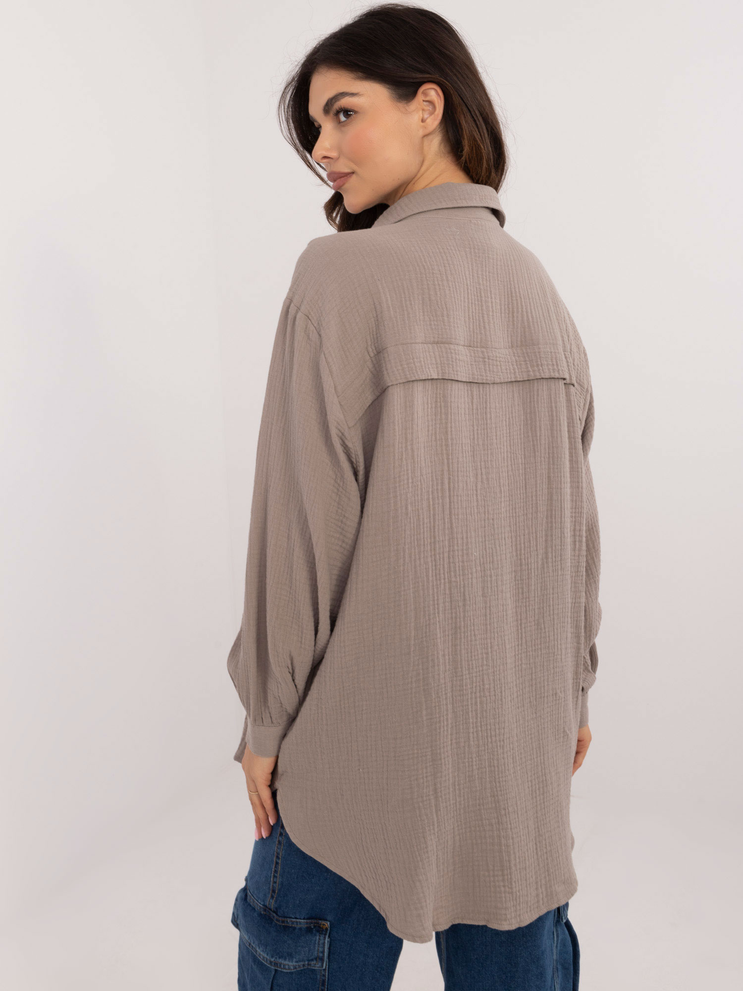 Shirt-D70032M11066D1-dark beige