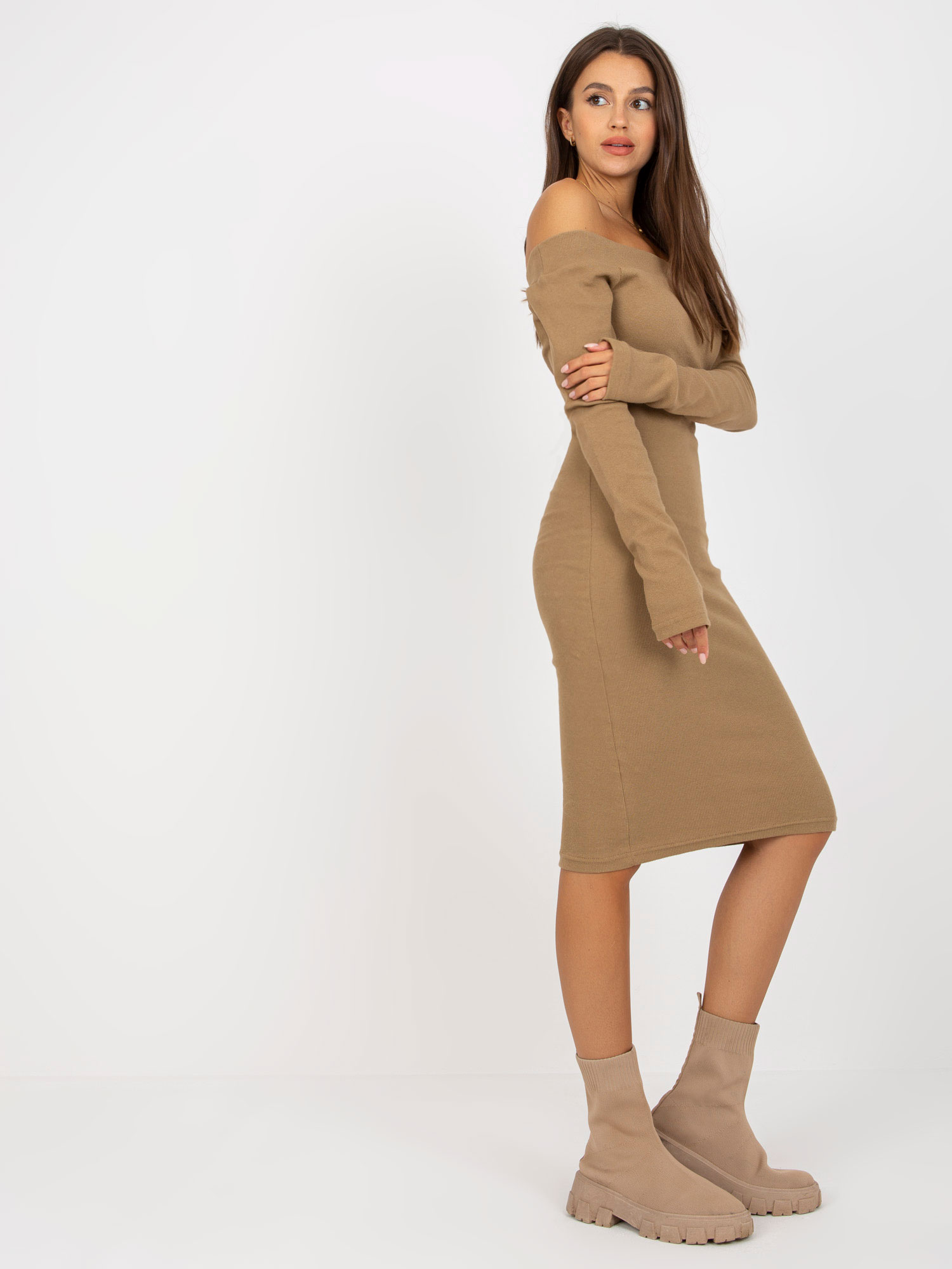 Dress-EM-SK-674.26P-dark beige