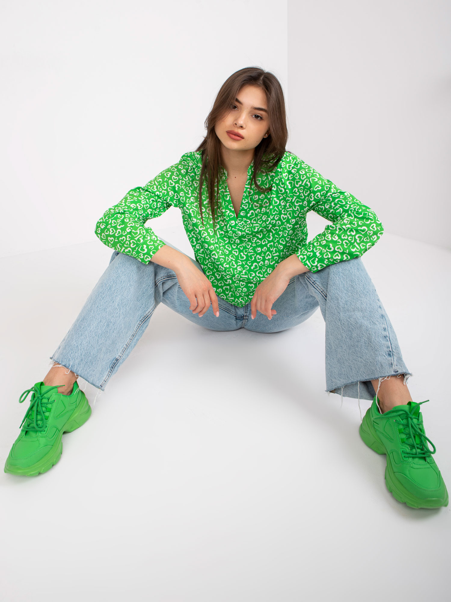 Blouse-DHJ-BZ-6825.56-green