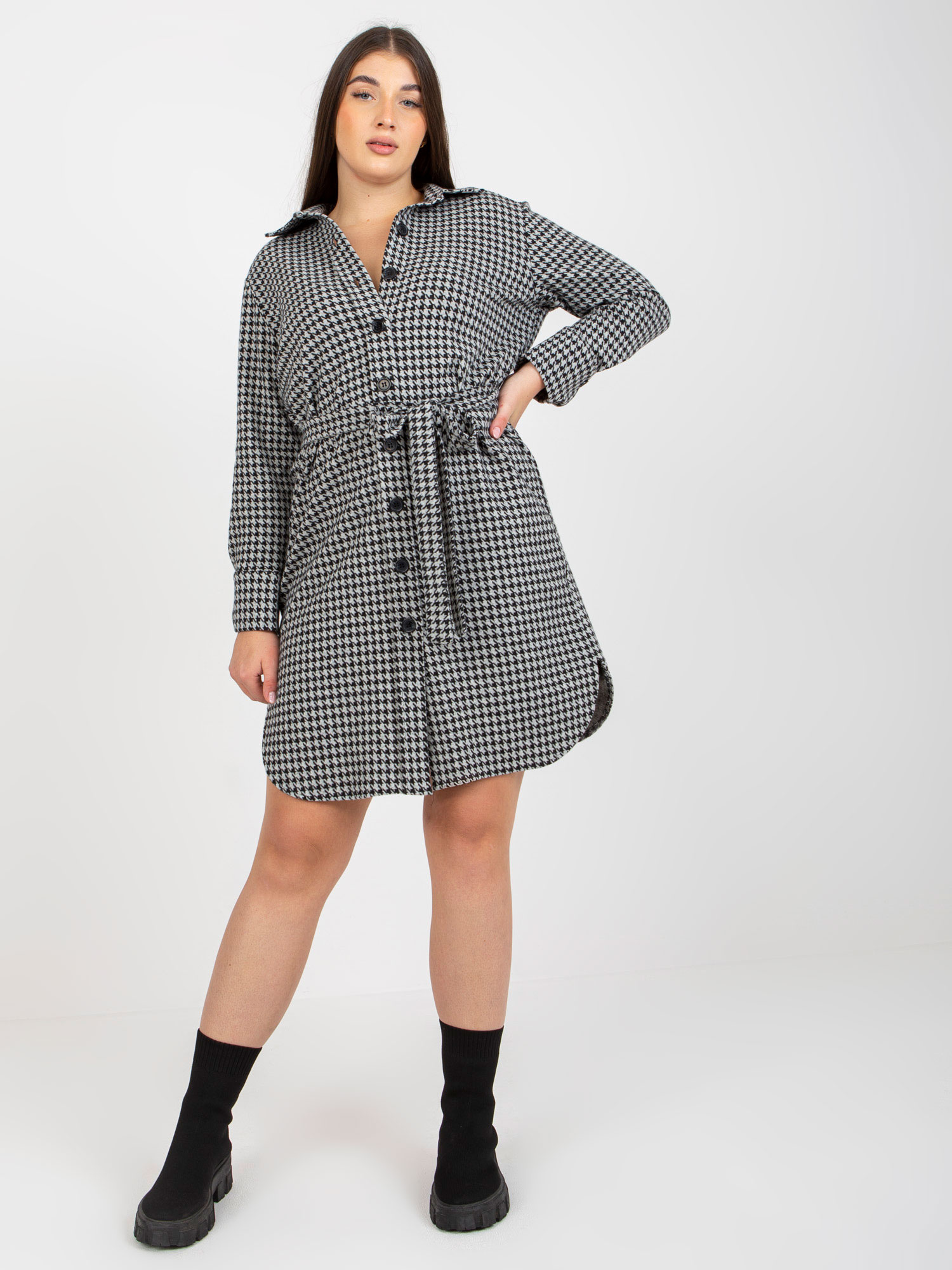 Dress-LK-SK-509084.52-grey-black