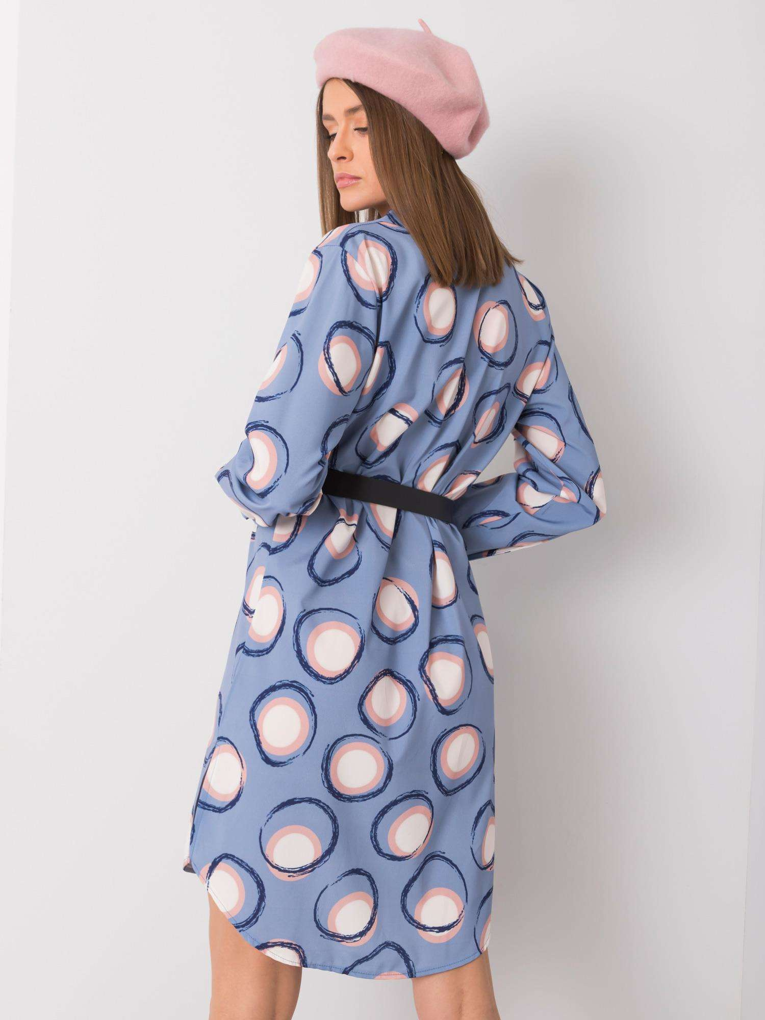 Dress-DHJ-SK-12765.11-Blue