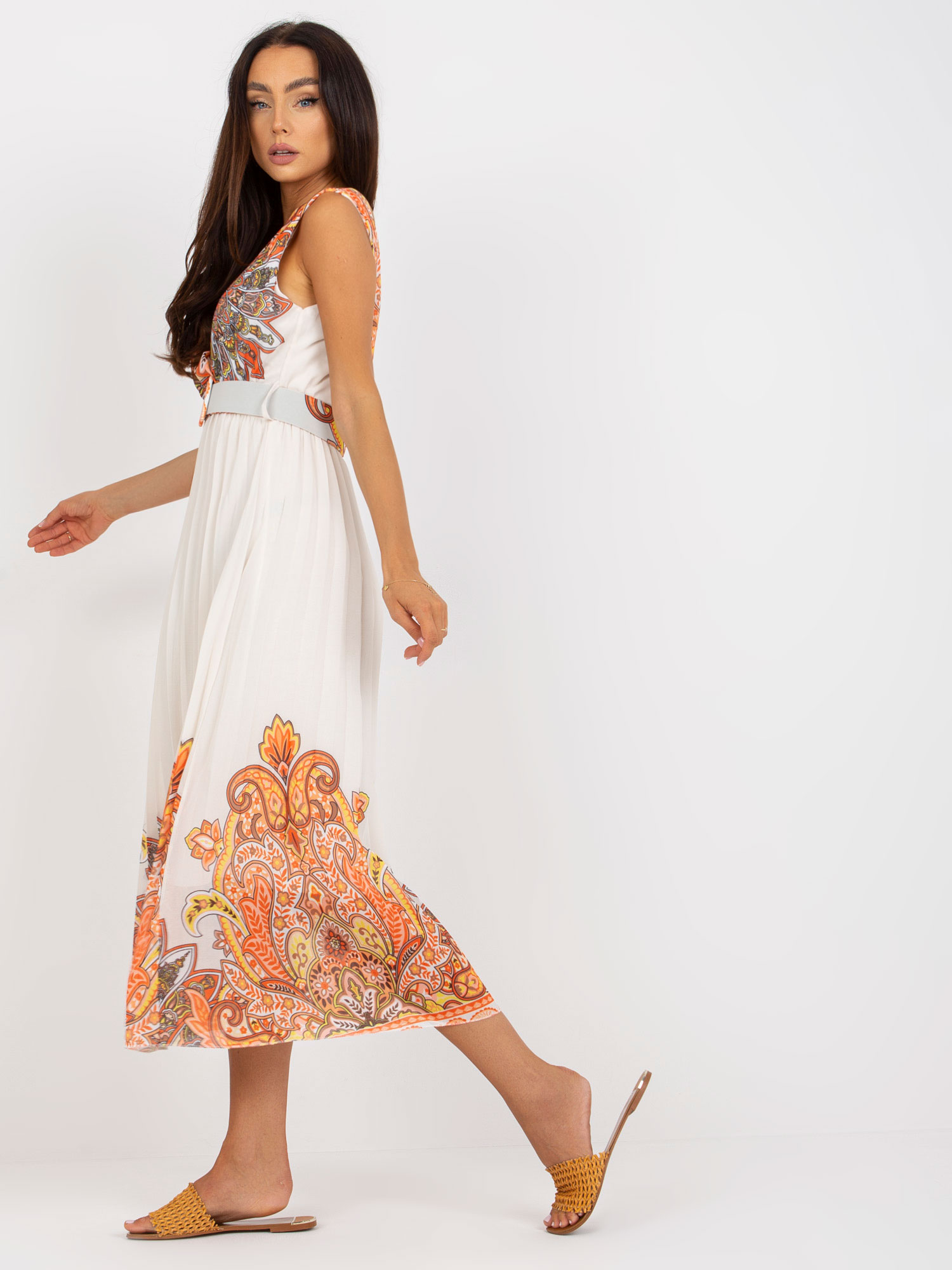 Dress-DHJ-SK-13128.61-Orange