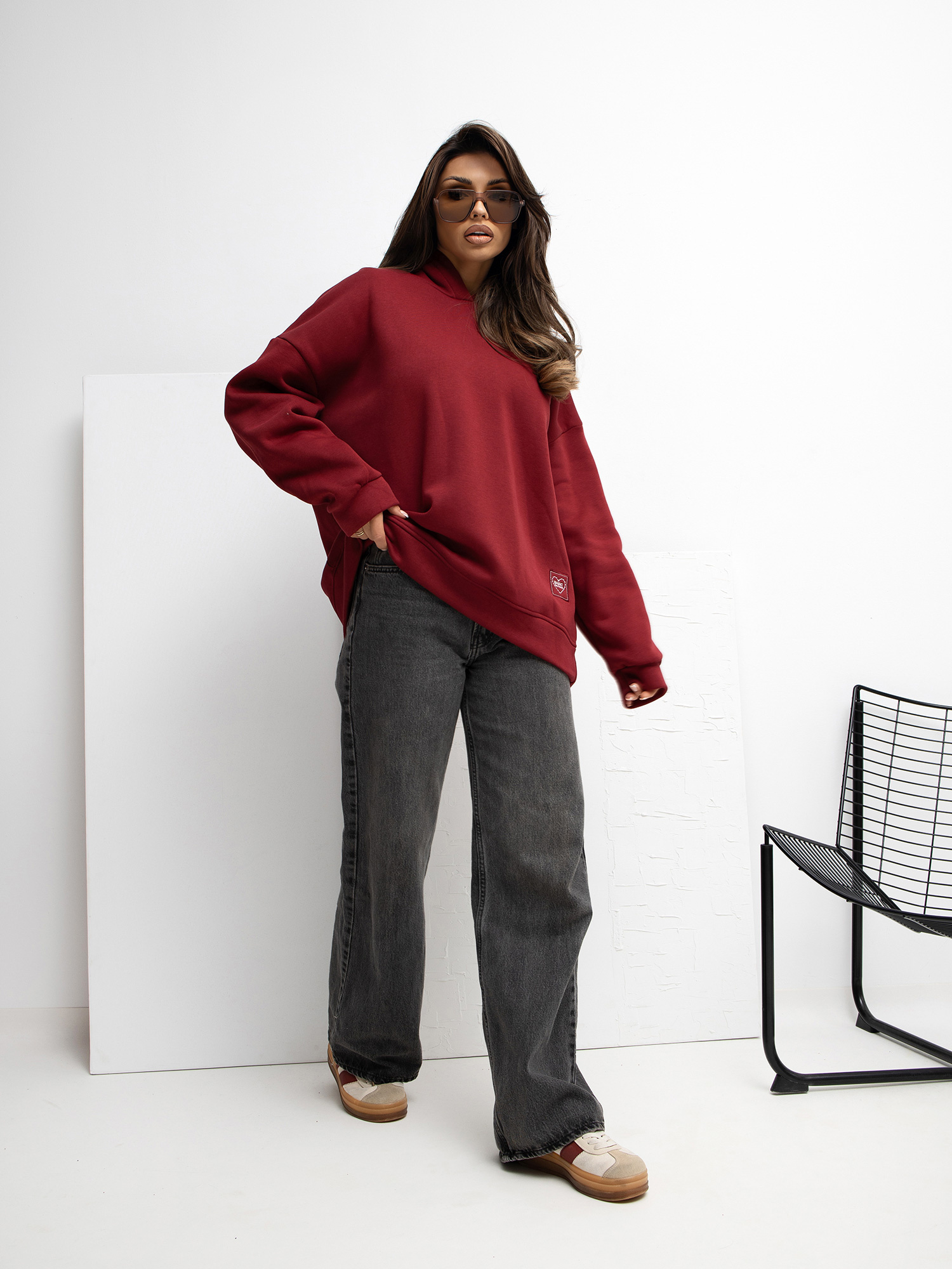 Sweatshirt-RV-BL-A1037.12-burgundy