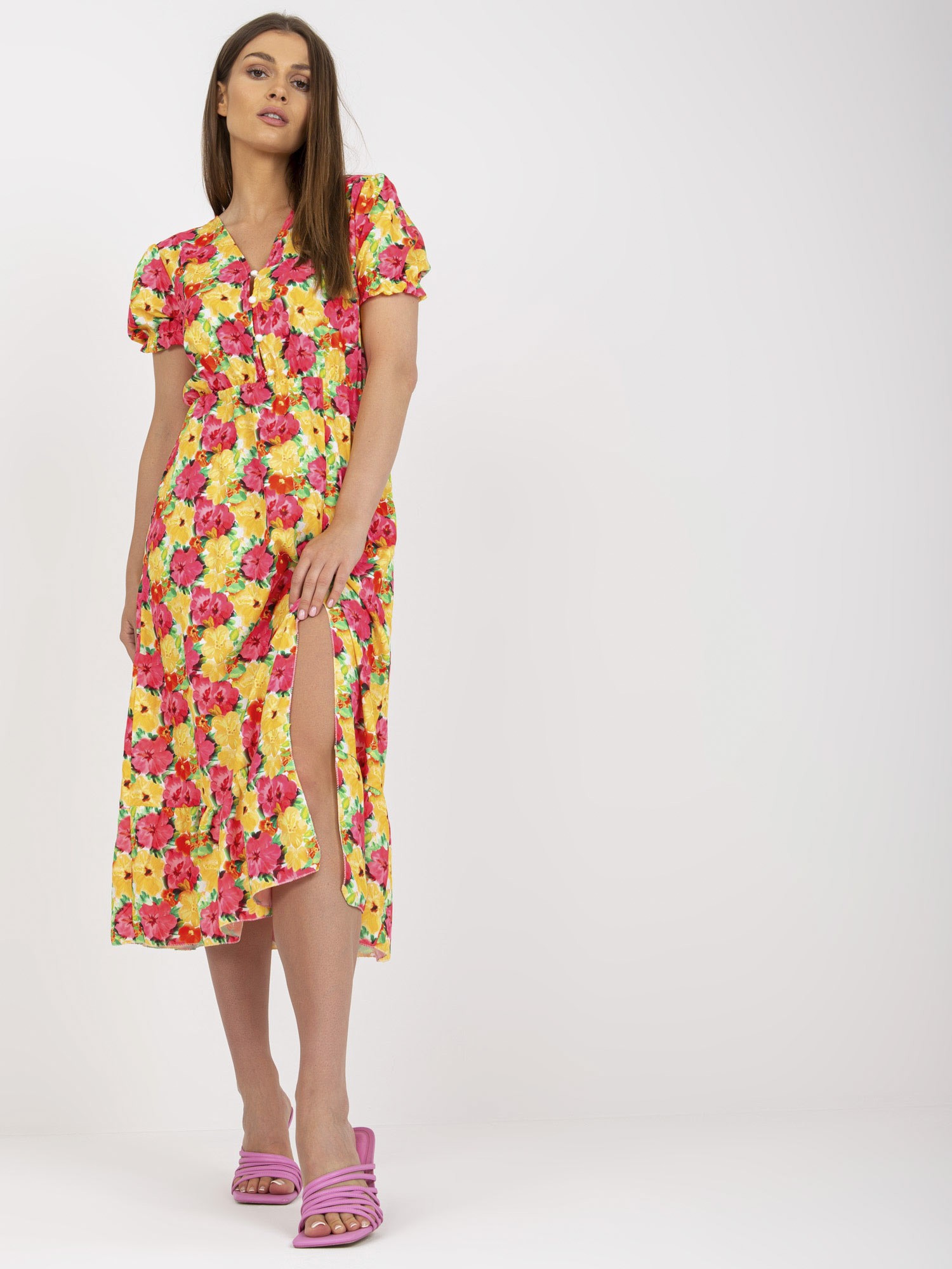 Dress-DHJ-SK-7006-3.39-yellow