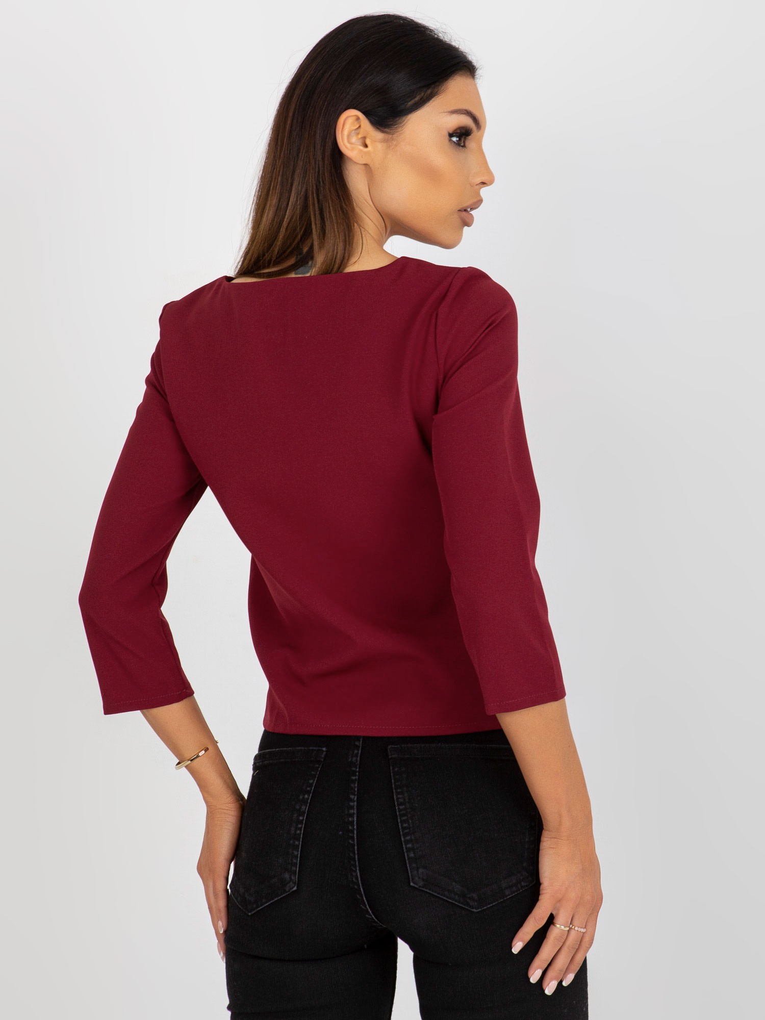 Blouse-LK-BZ-506524.43P-burgundy