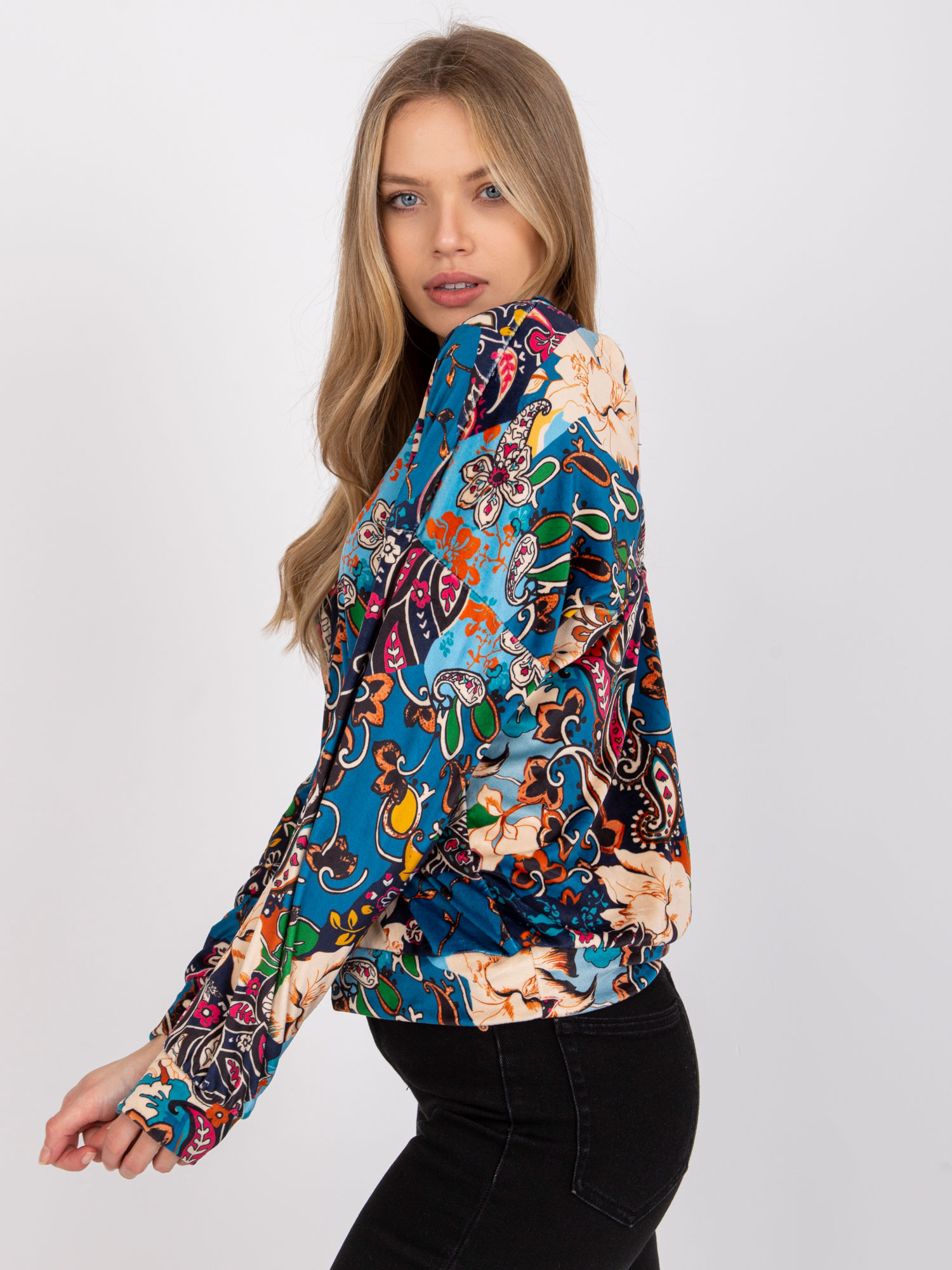 Blouse-DHJ-BZ-6550-3.14P-dark blue